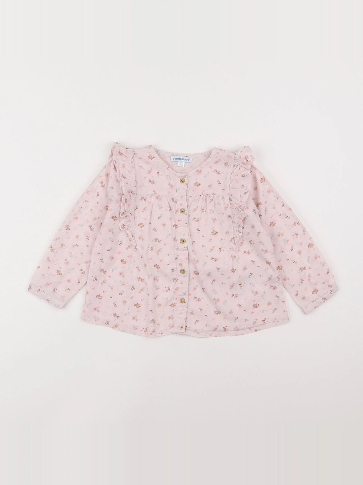 Vertbaudet - blouse rose - 2 ans
