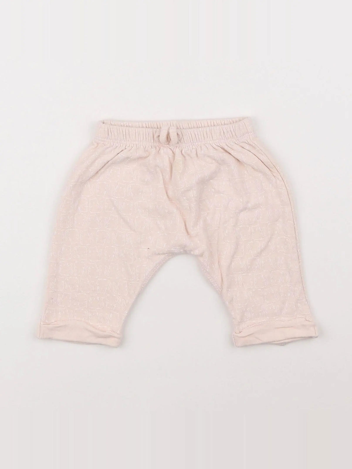 Vertbaudet - sarouel rose - 3 mois