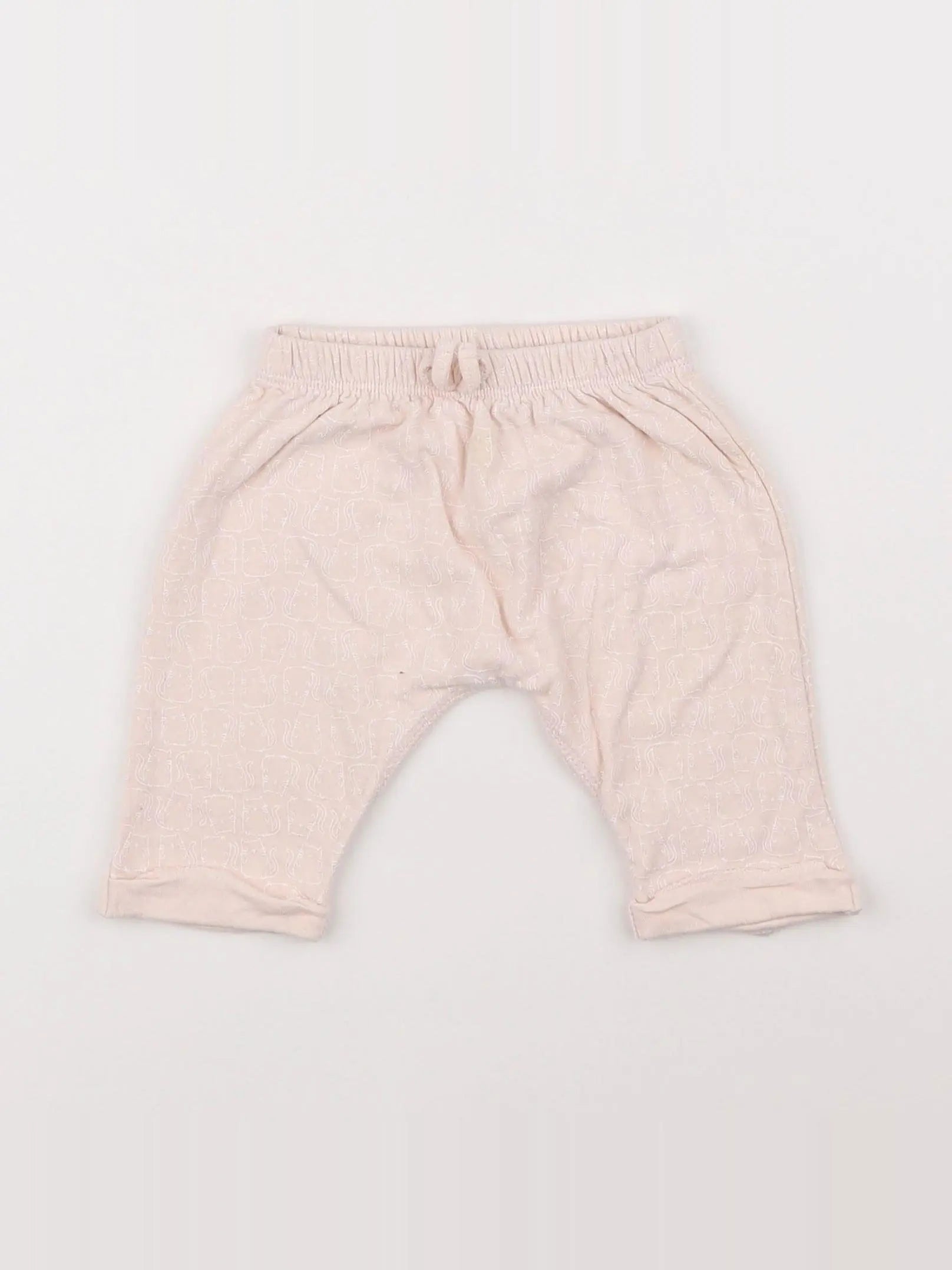 Vertbaudet - sarouel rose - 3 mois
