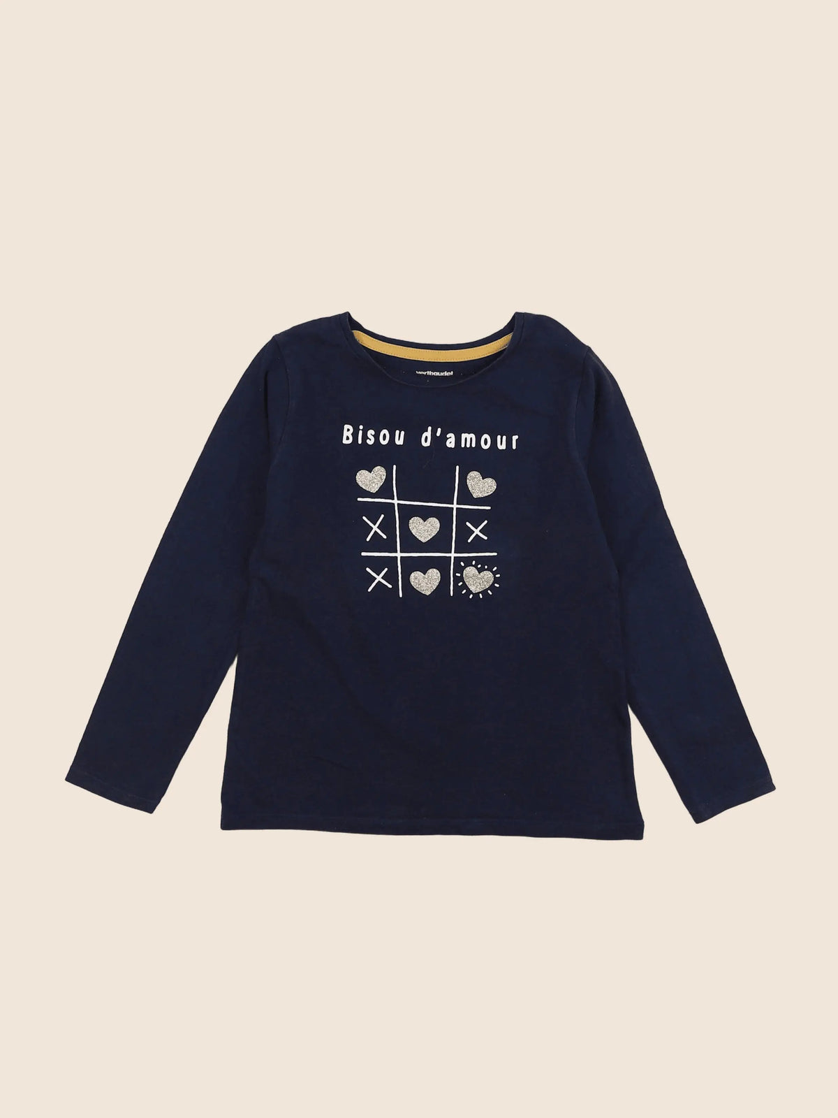 Vertbaudet - tee-shirt bleu - 6 ans