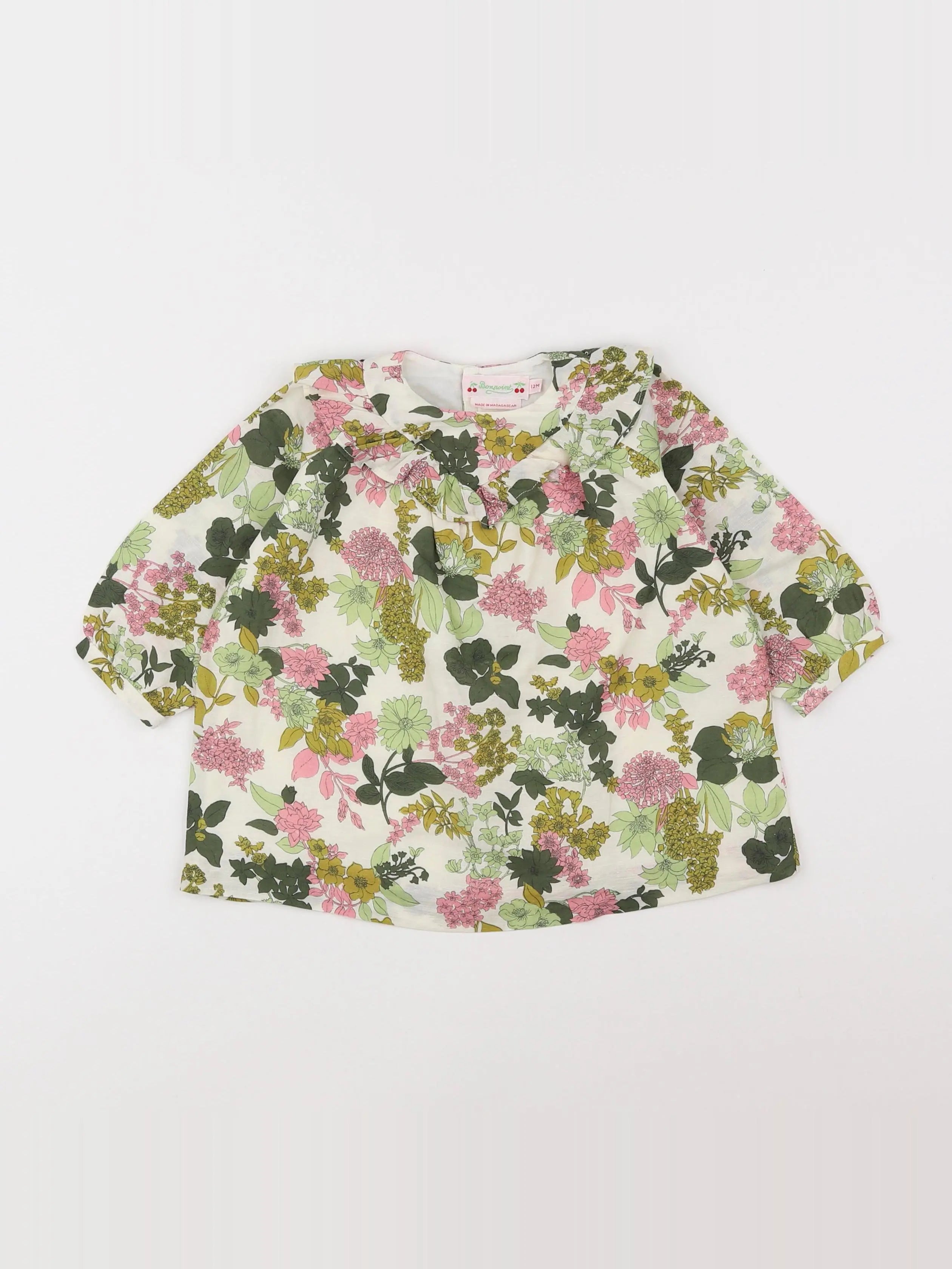 Bonpoint - robe multicolore - 12 mois