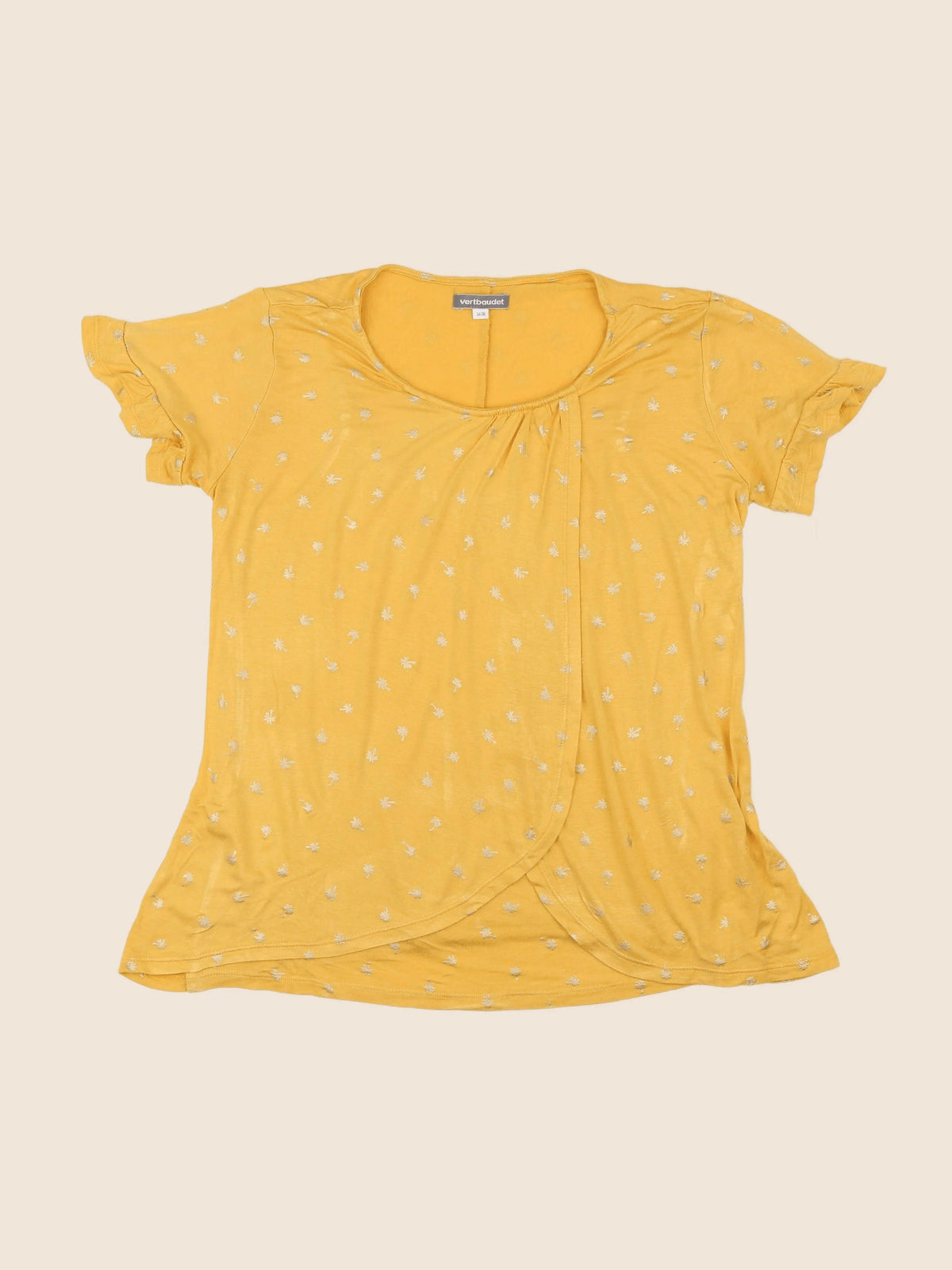 Vertbaudet - tee-shirt grossesse jaune - 34 à 36