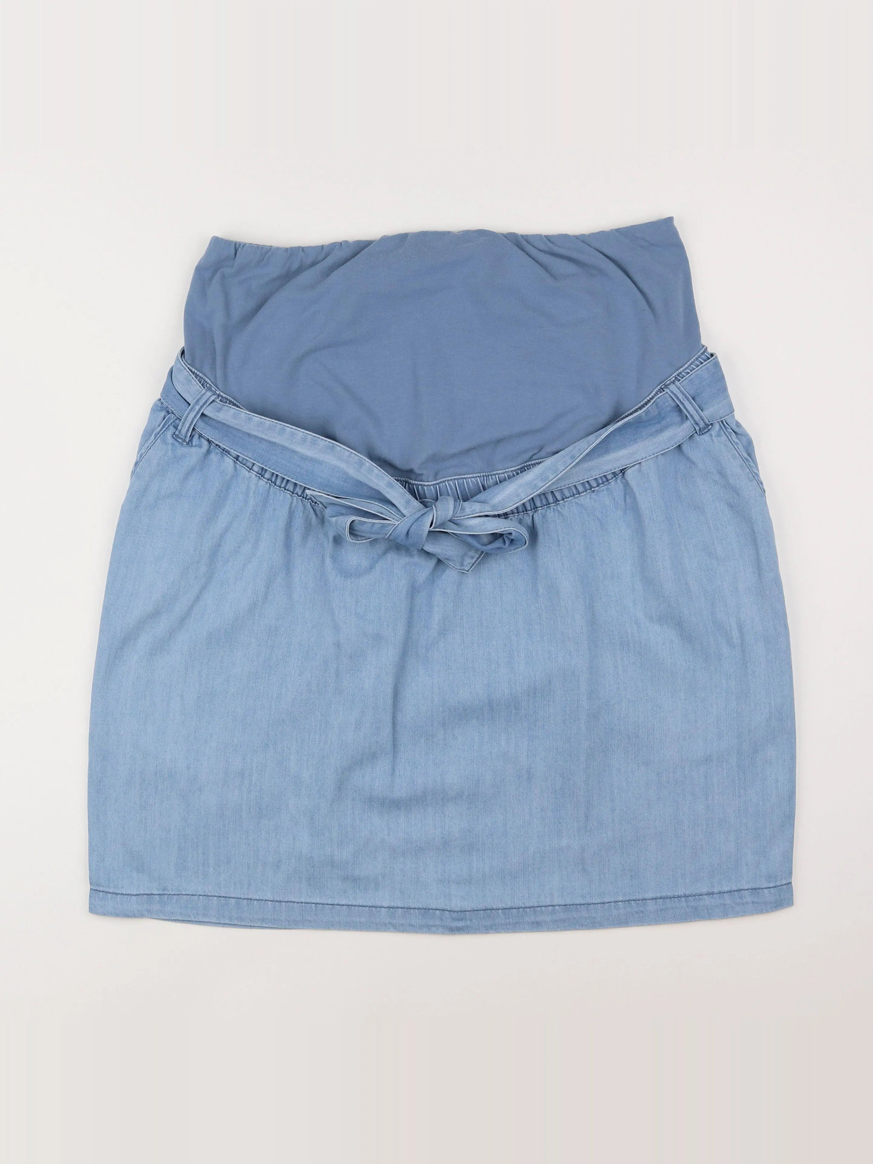 Vertbaudet - jupe grossesse bleu - 44