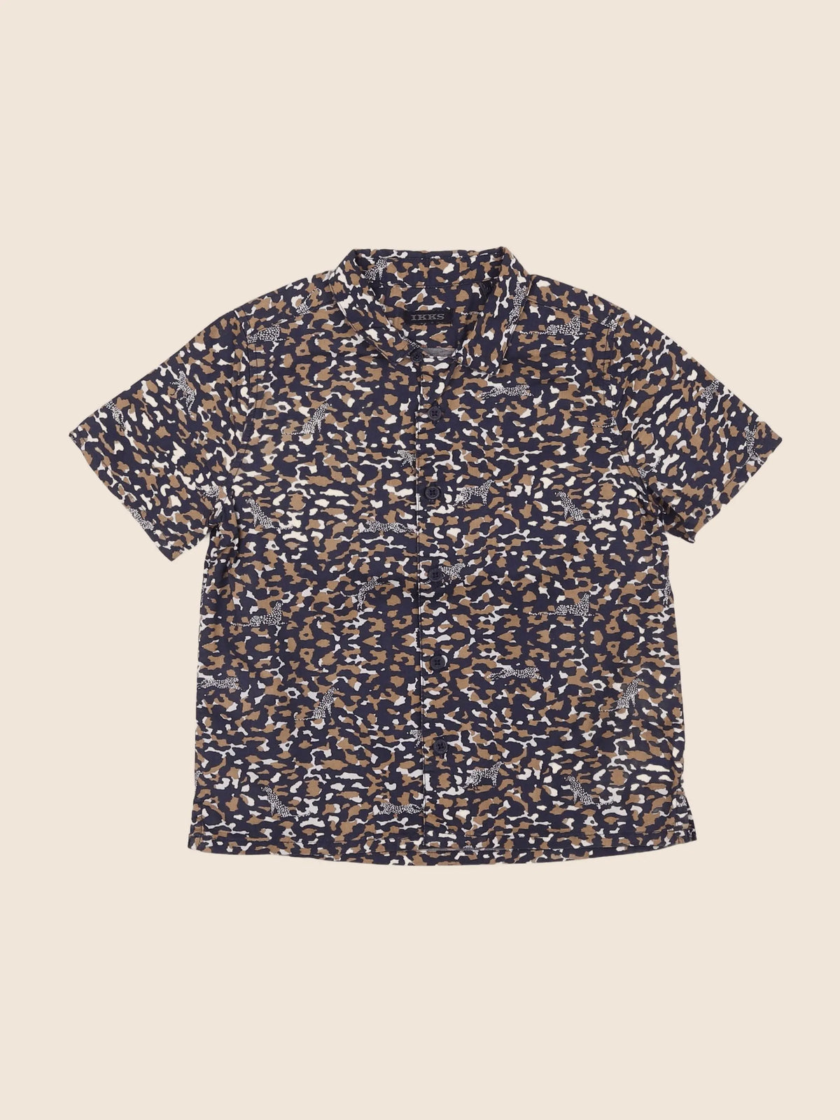 IKKS - chemise bleu, marron - 4 ans