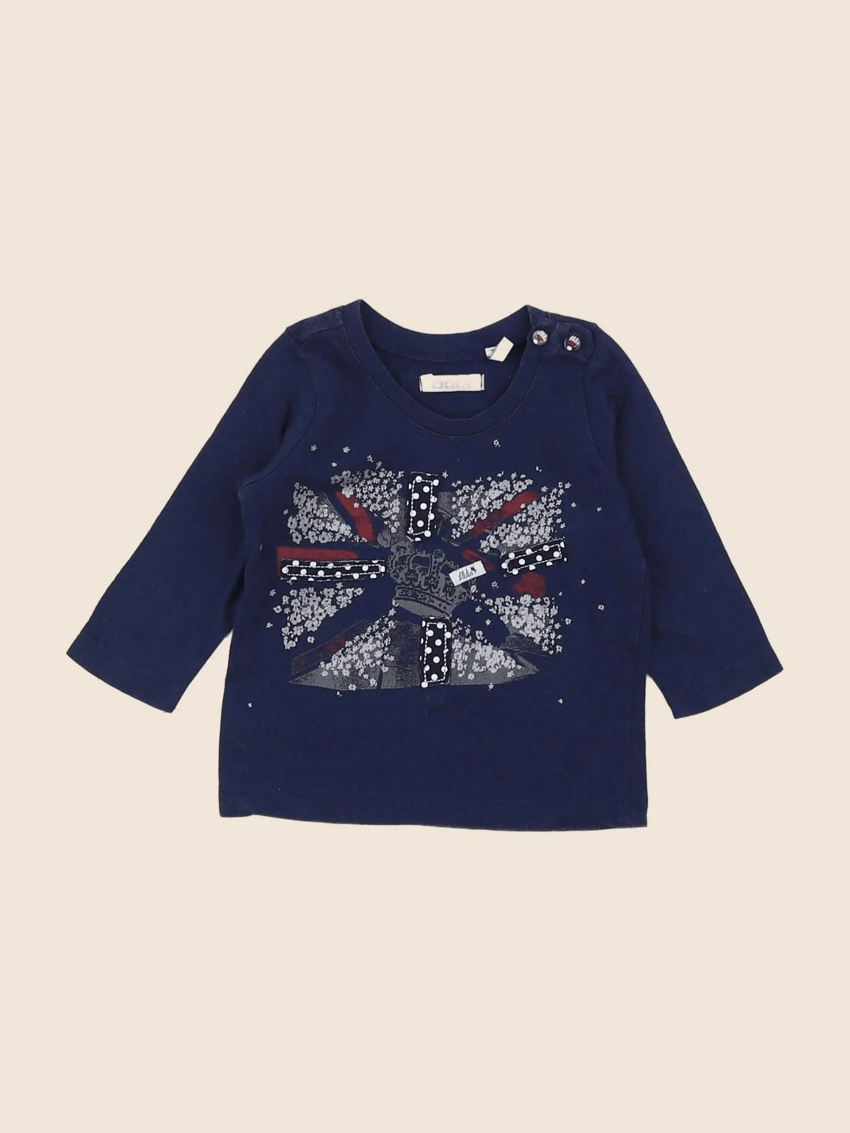 IKKS - tee-shirt bleu - 3 mois
