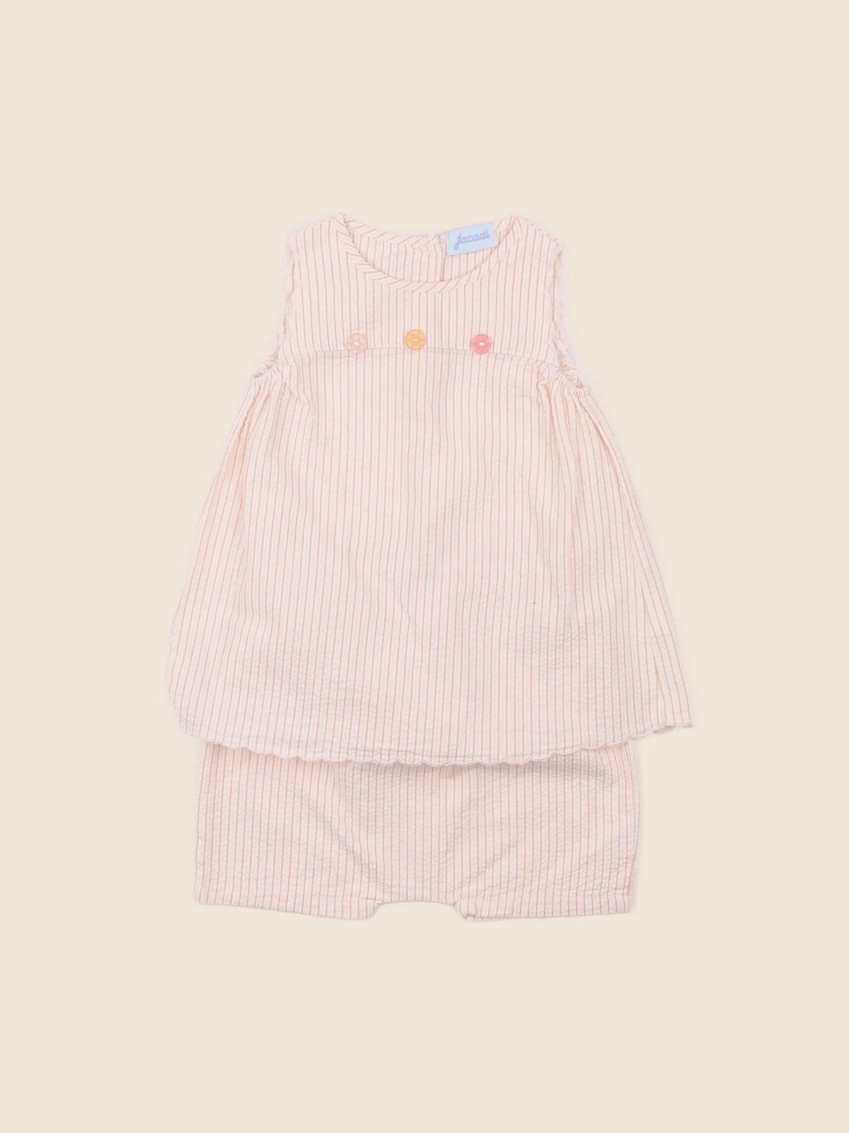 Jacadi - robe orange - 6 mois