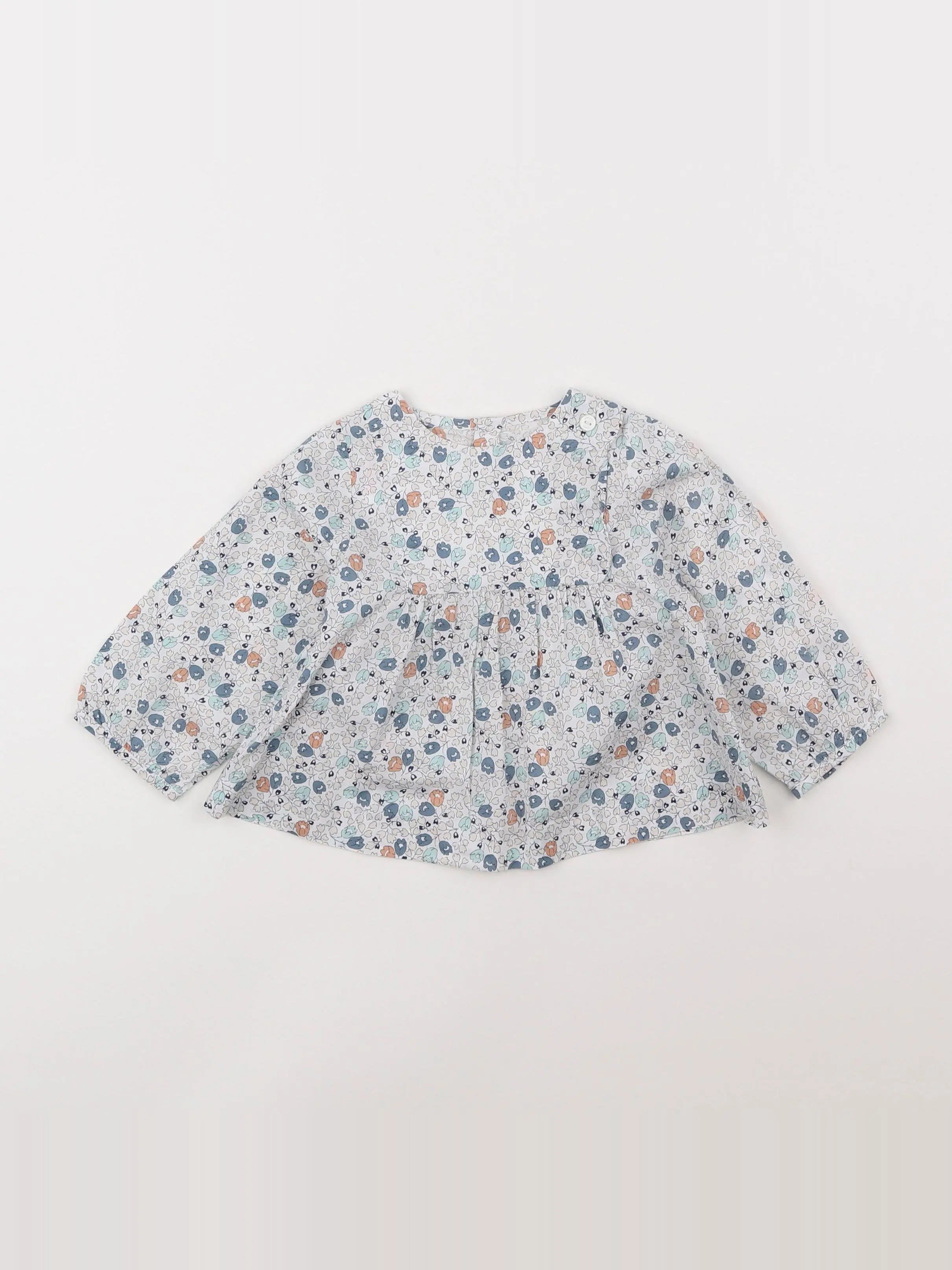 Jacadi - blouse liberty multicolore - 12 mois