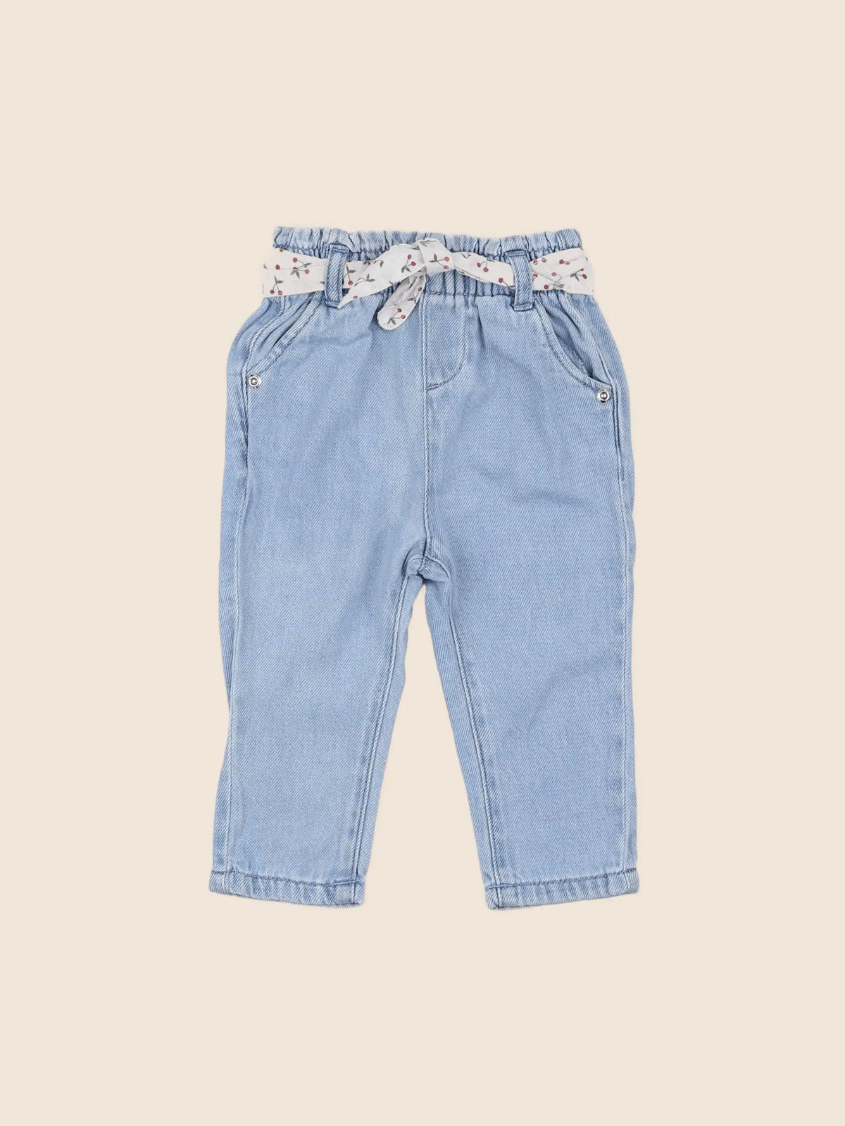 Vertbaudet - jean bleu - 6 mois