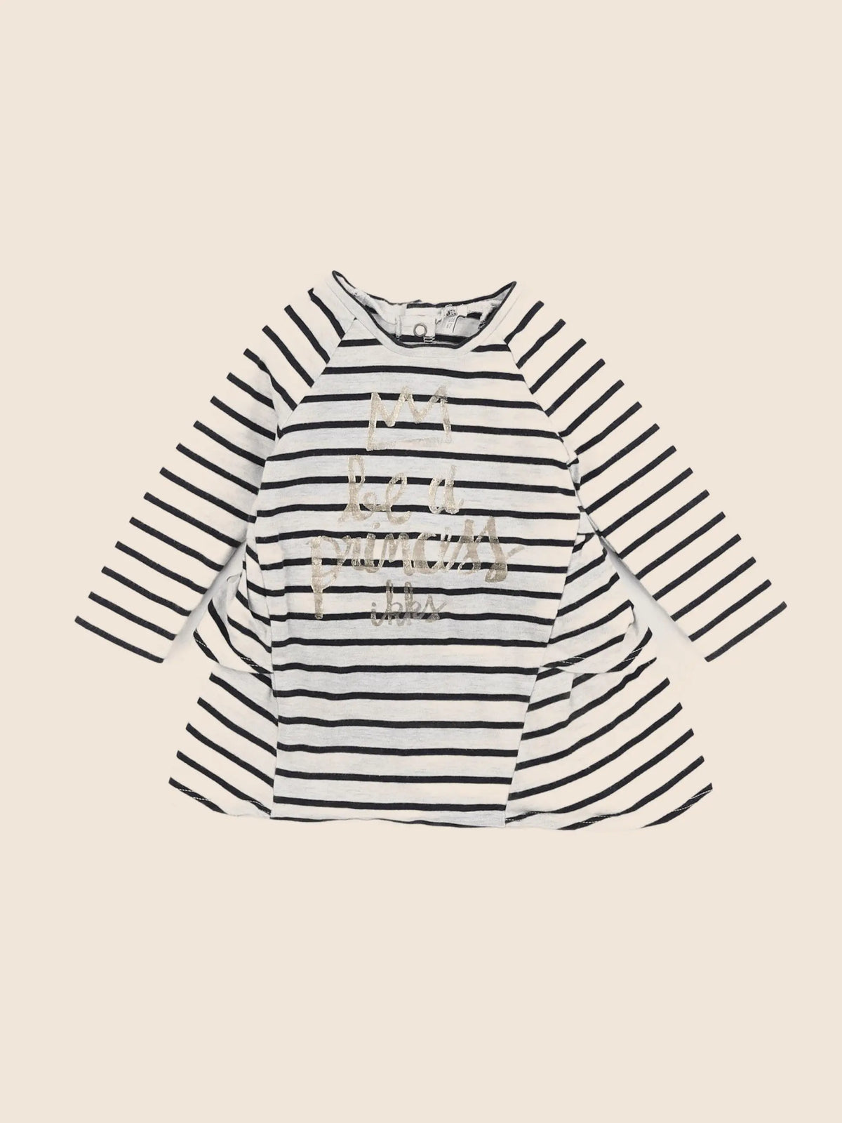 IKKS - robe gris, or - 6 mois