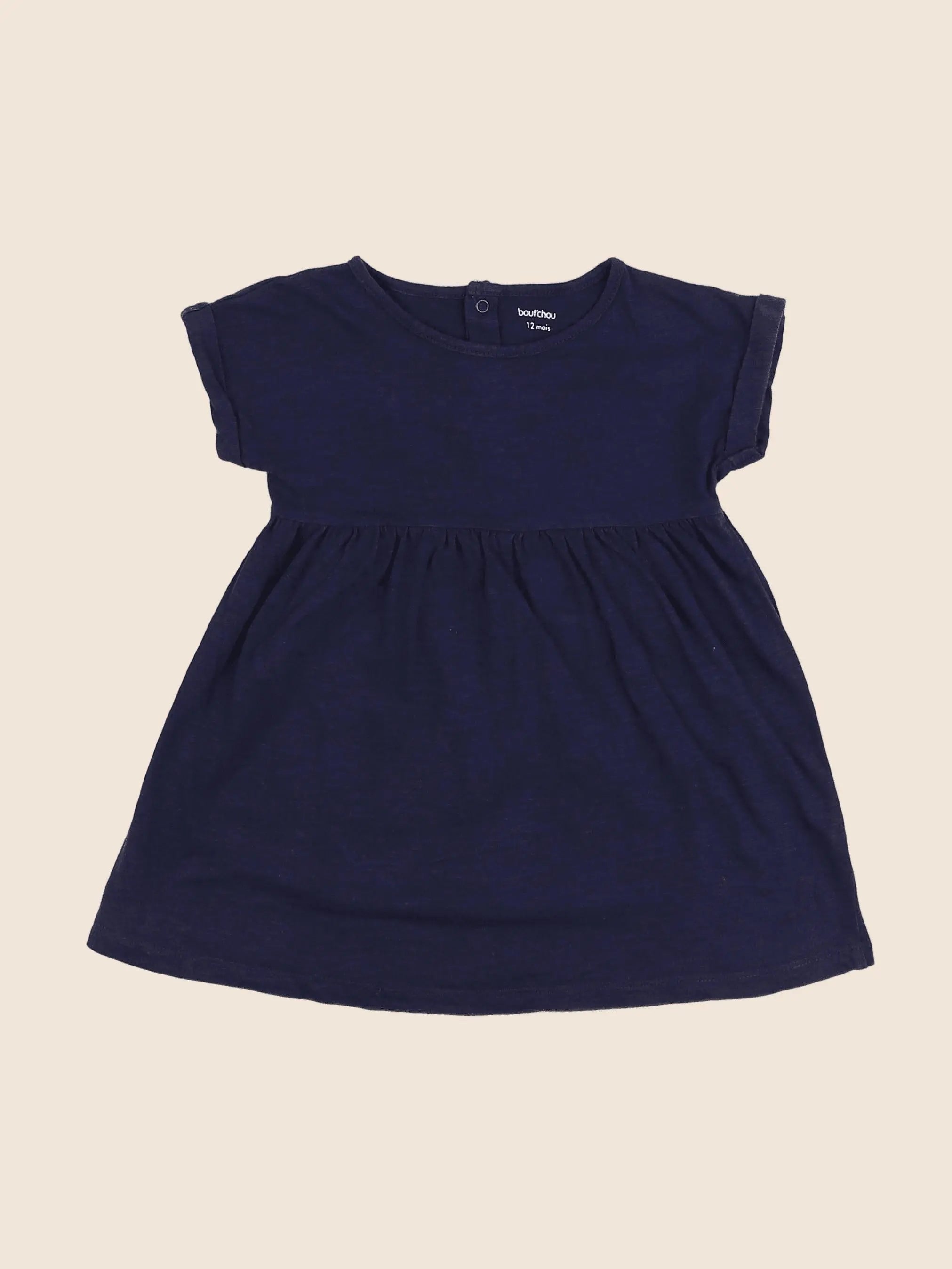 Boutchou - robe bleu - 12 mois