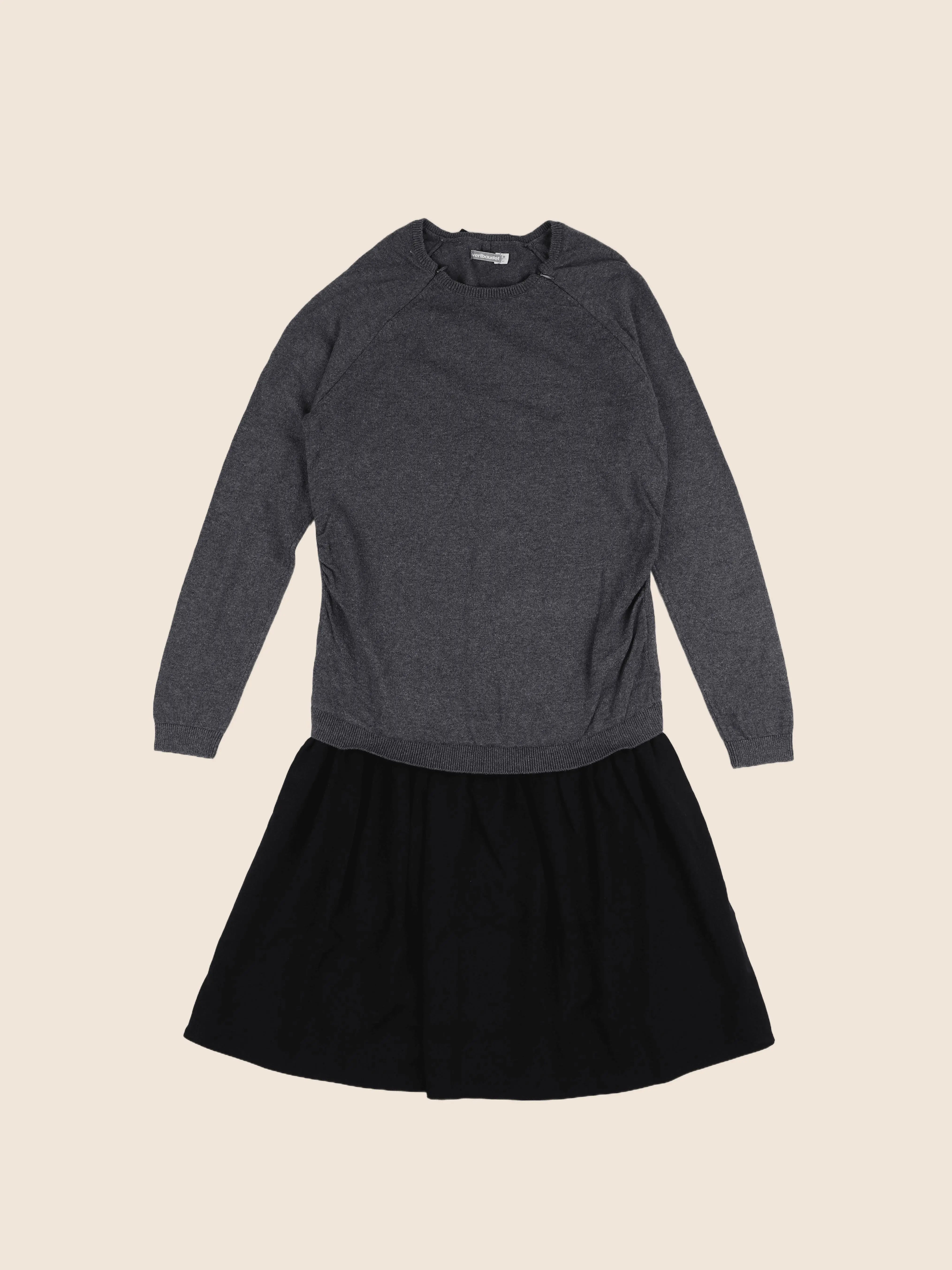 Vertbaudet - robe grossesse noir, gris - 38 à 40