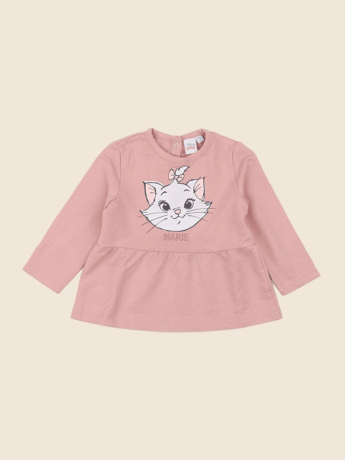 Vertbaudet - tee-shirt rose - 12 mois