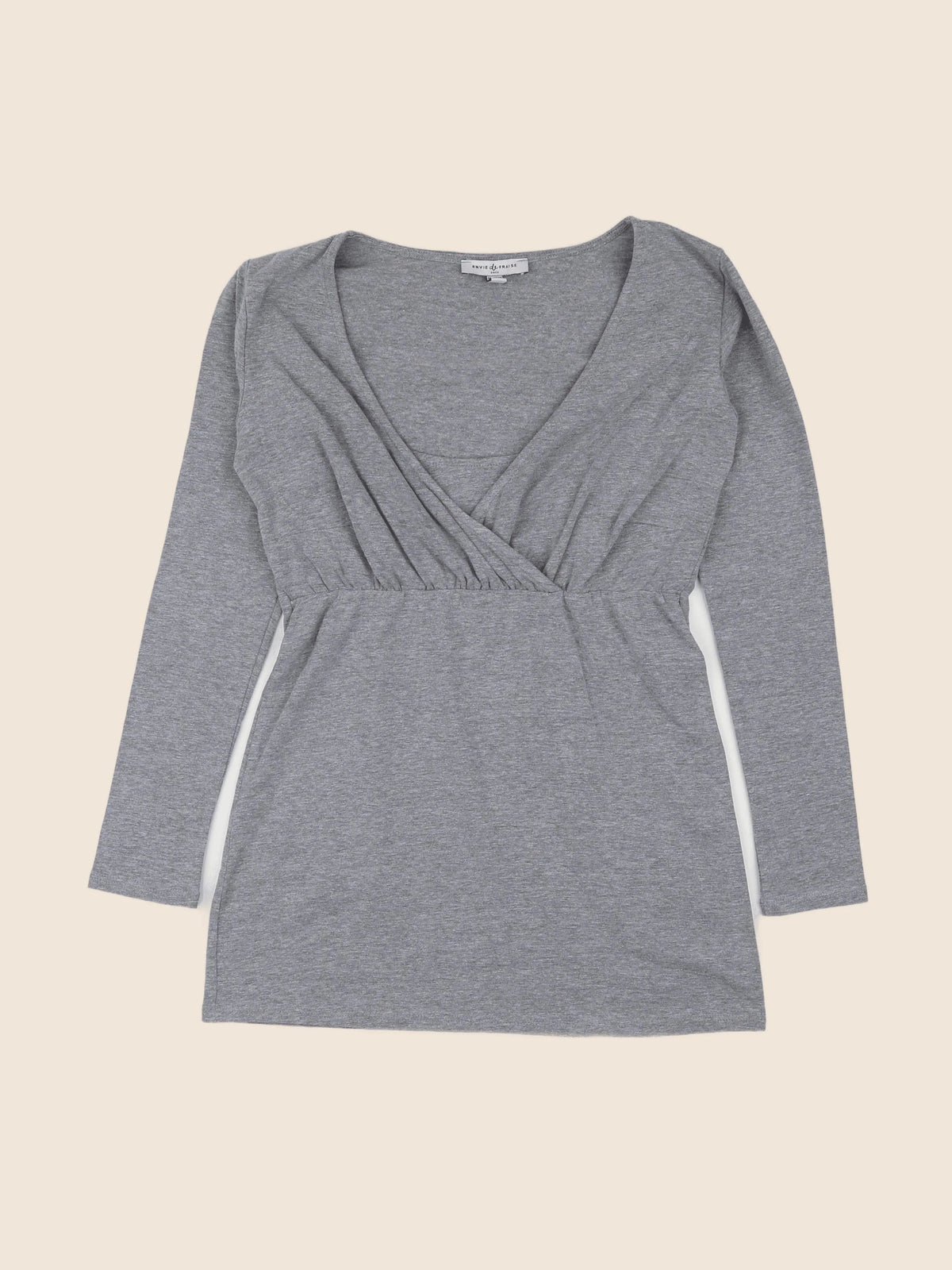 Envie de fraise - tee-shirt grossesse gris - 36 à 38