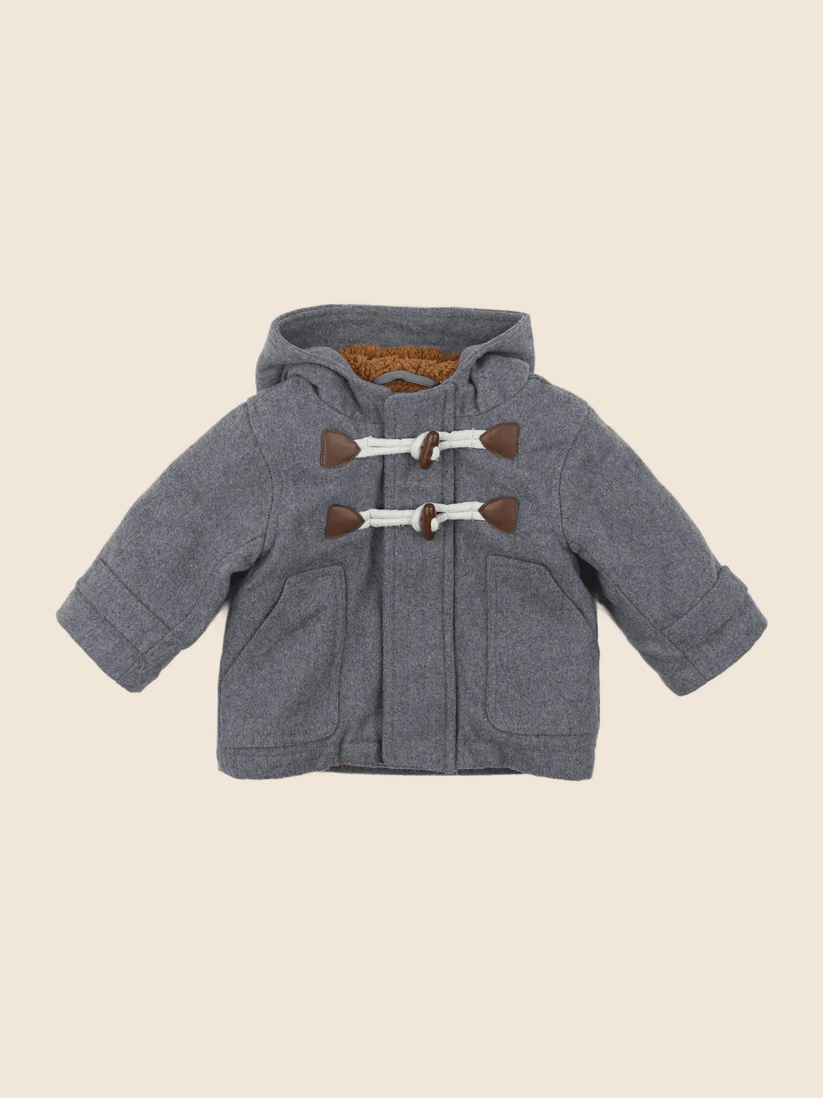 Vertbaudet - manteau gris - 6 mois