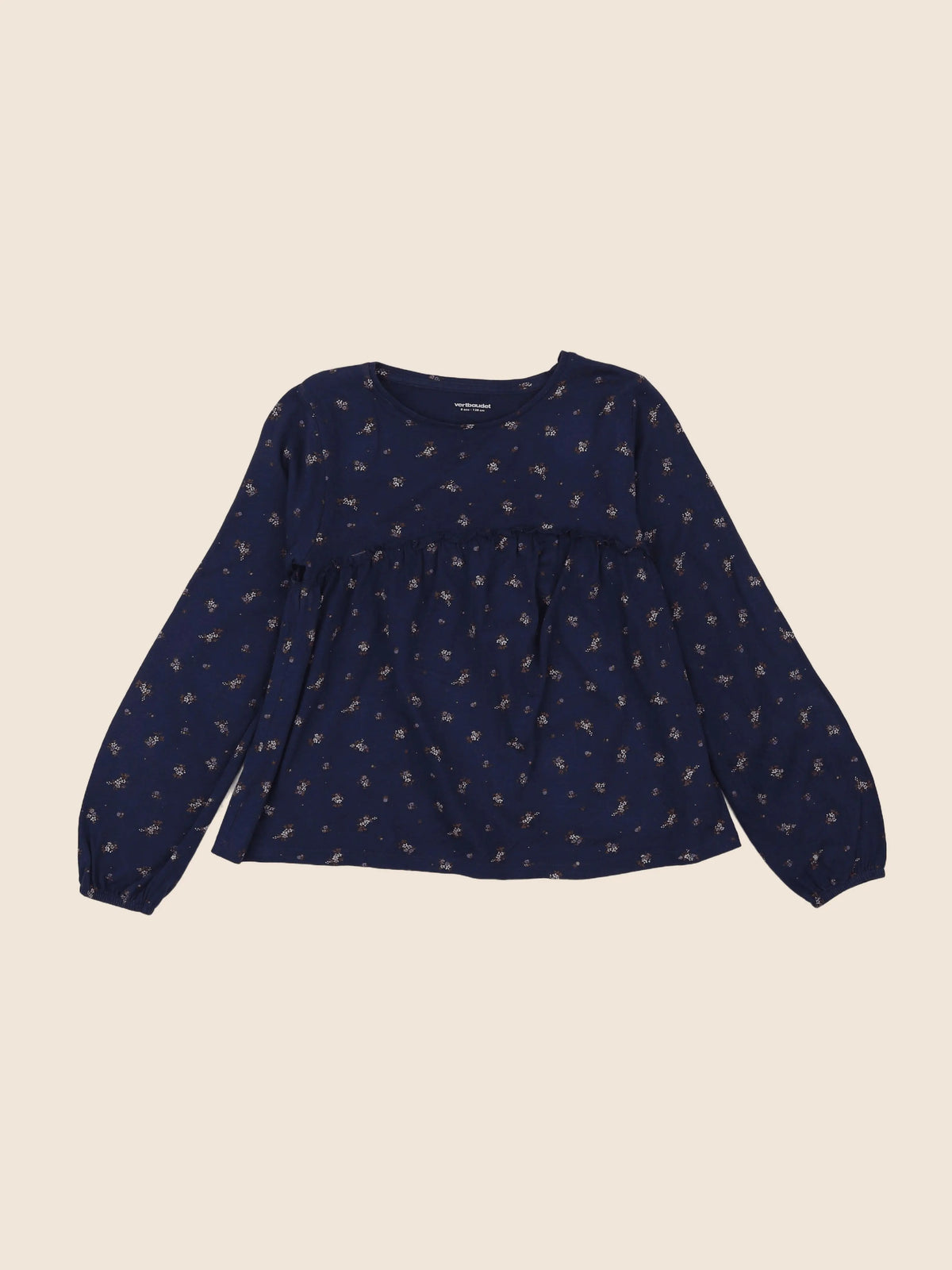 Vertbaudet - tee-shirt bleu - 8 ans