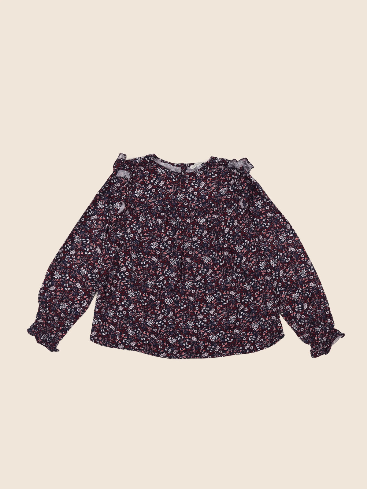 Vertbaudet - blouse bleu - 10 ans