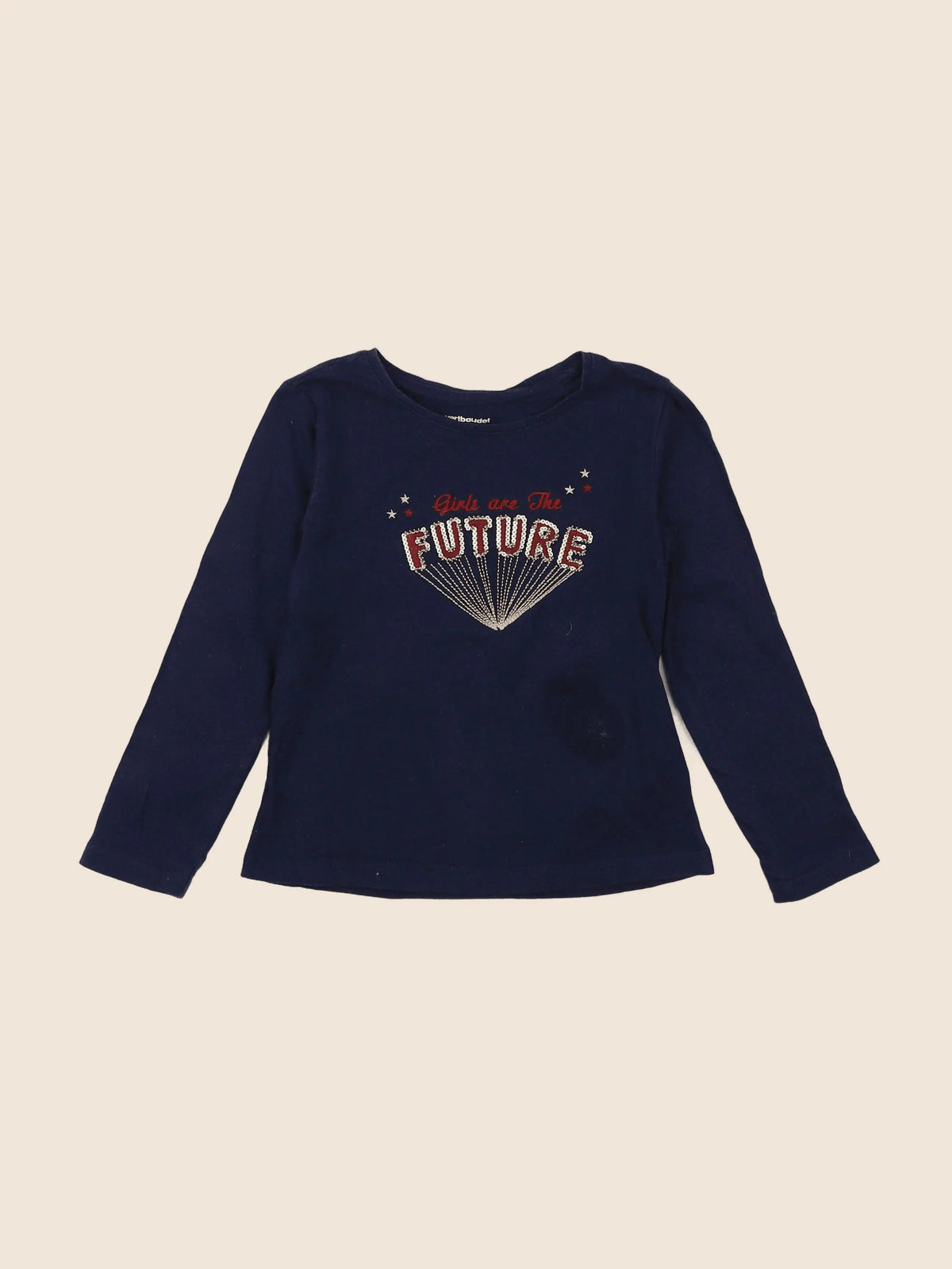 Vertbaudet - tee-shirt bleu - 4 ans