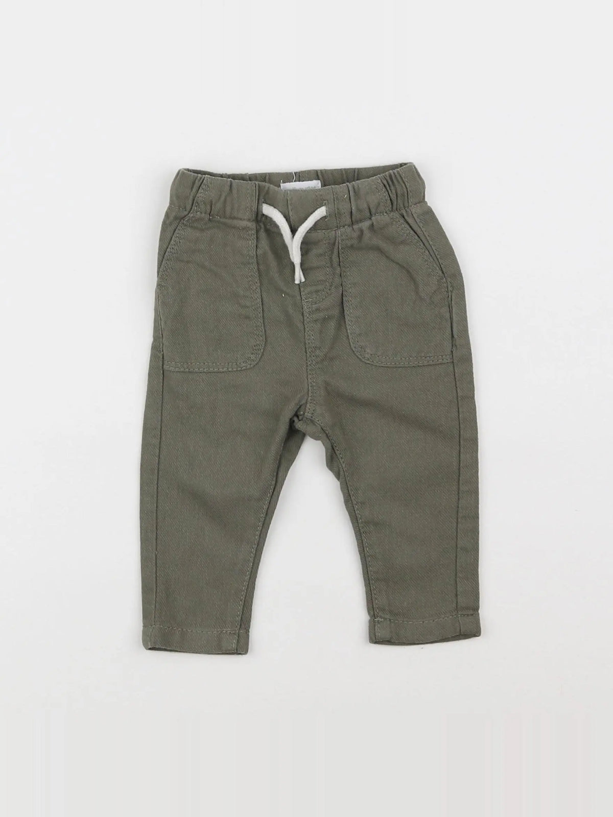 Vertbaudet - pantalon vert - 3 mois