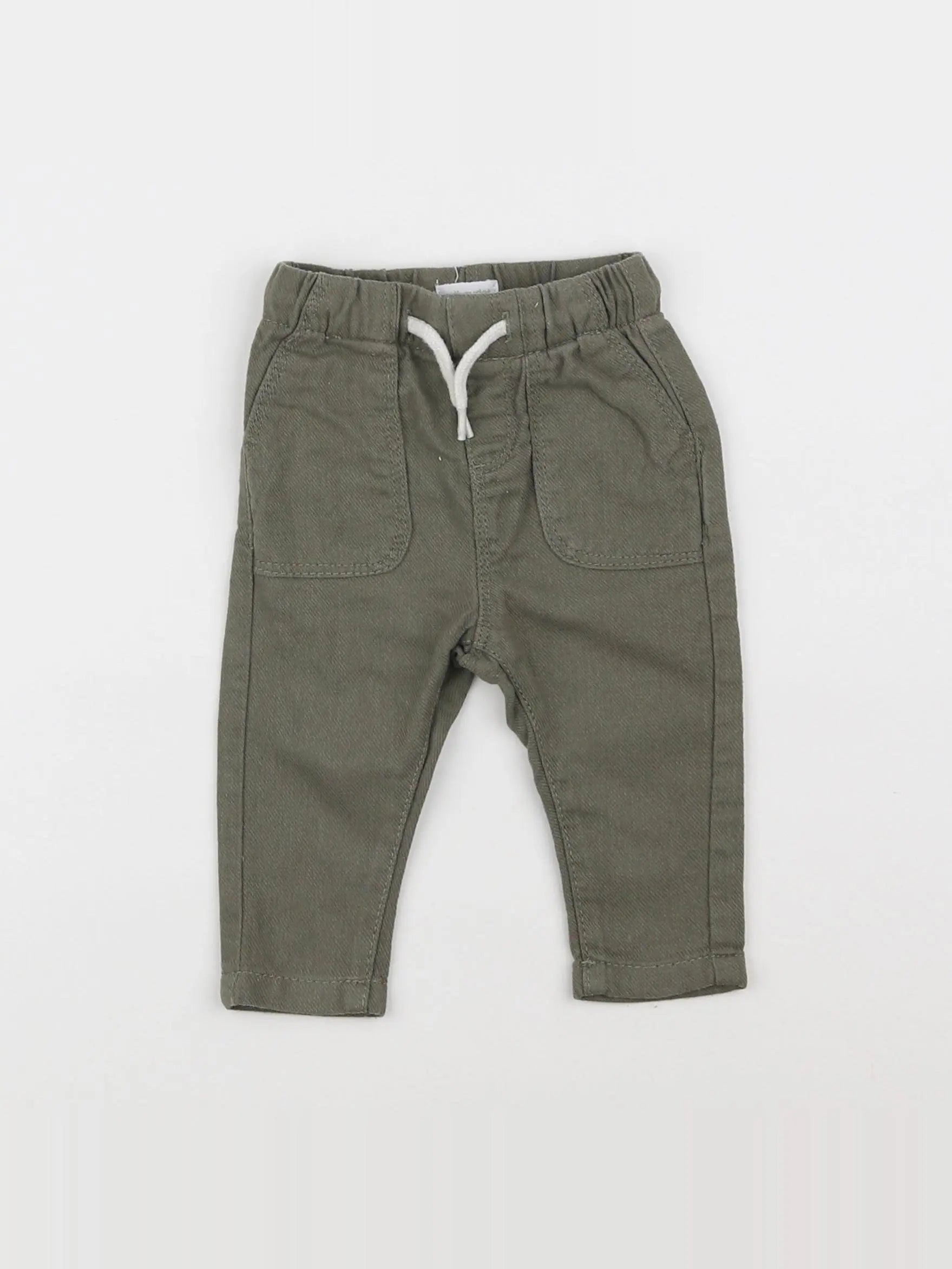 Vertbaudet - pantalon vert - 3 mois