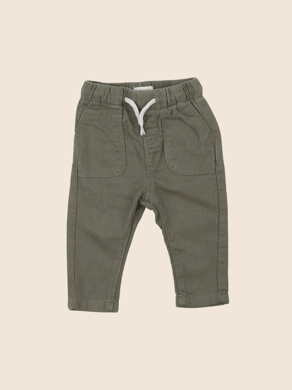 Vertbaudet - pantalon vert - 3 mois