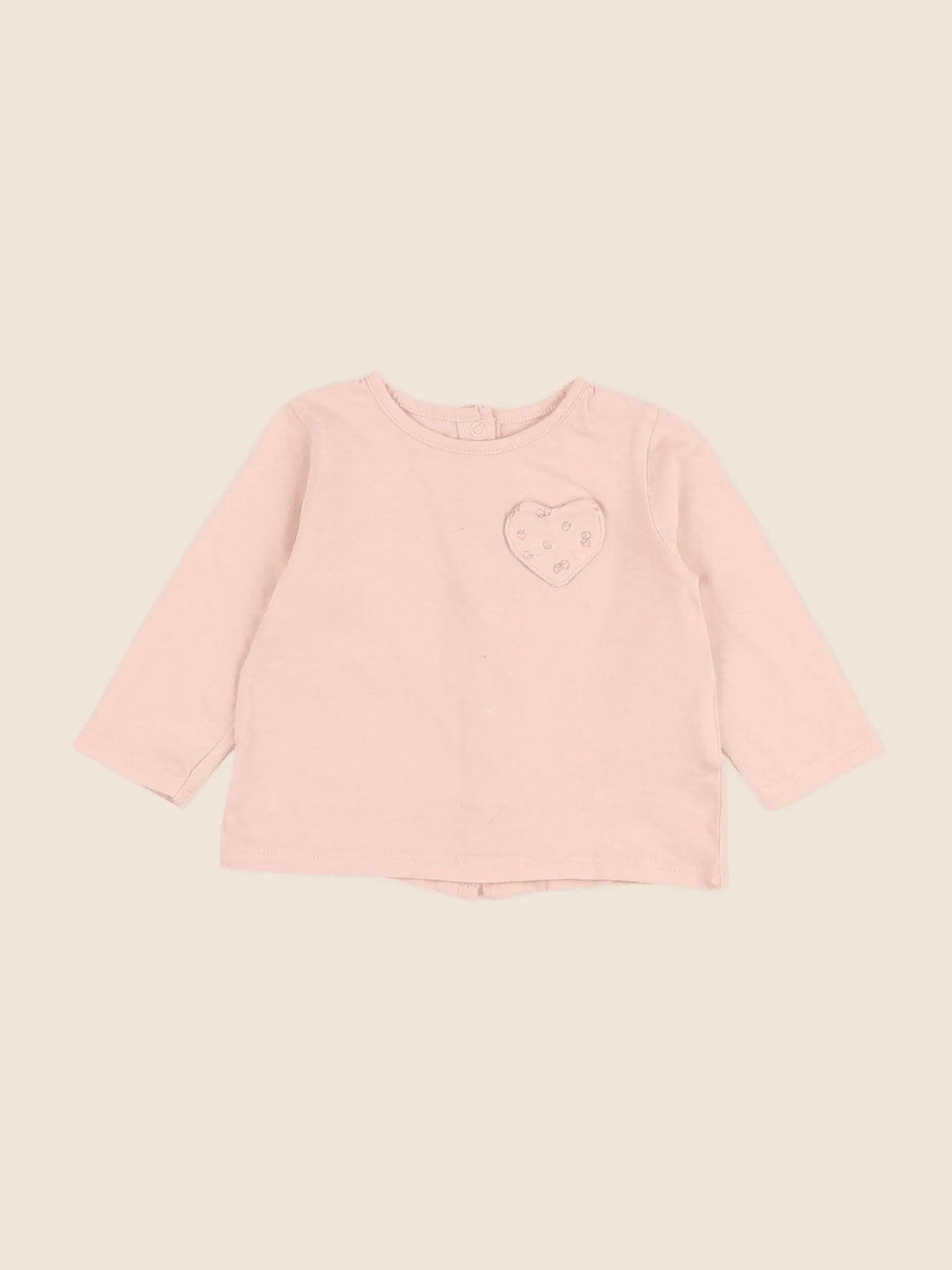 Vertbaudet - tee-shirt rose - 6 mois