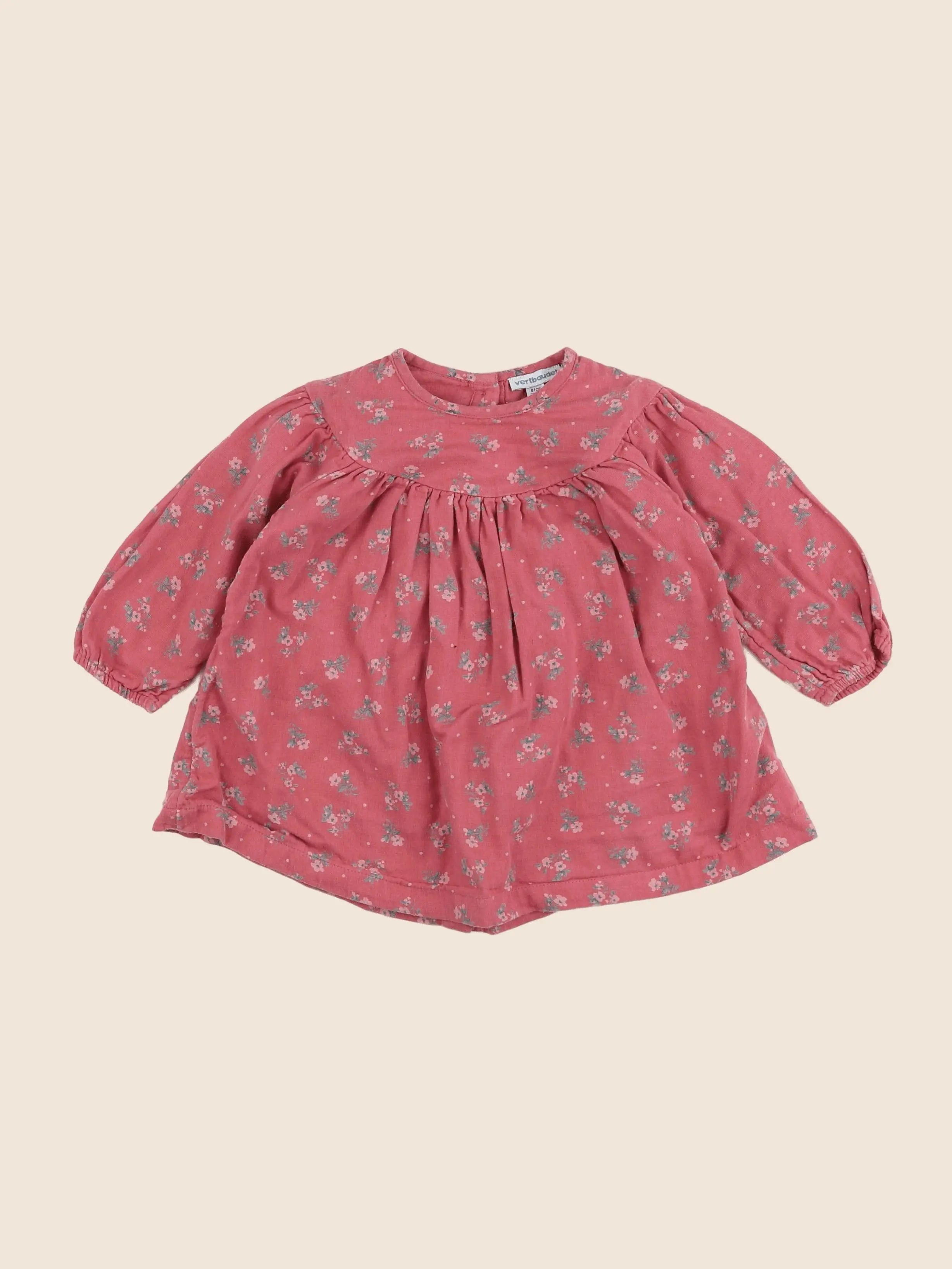 Vertbaudet - robe rose - 18 mois