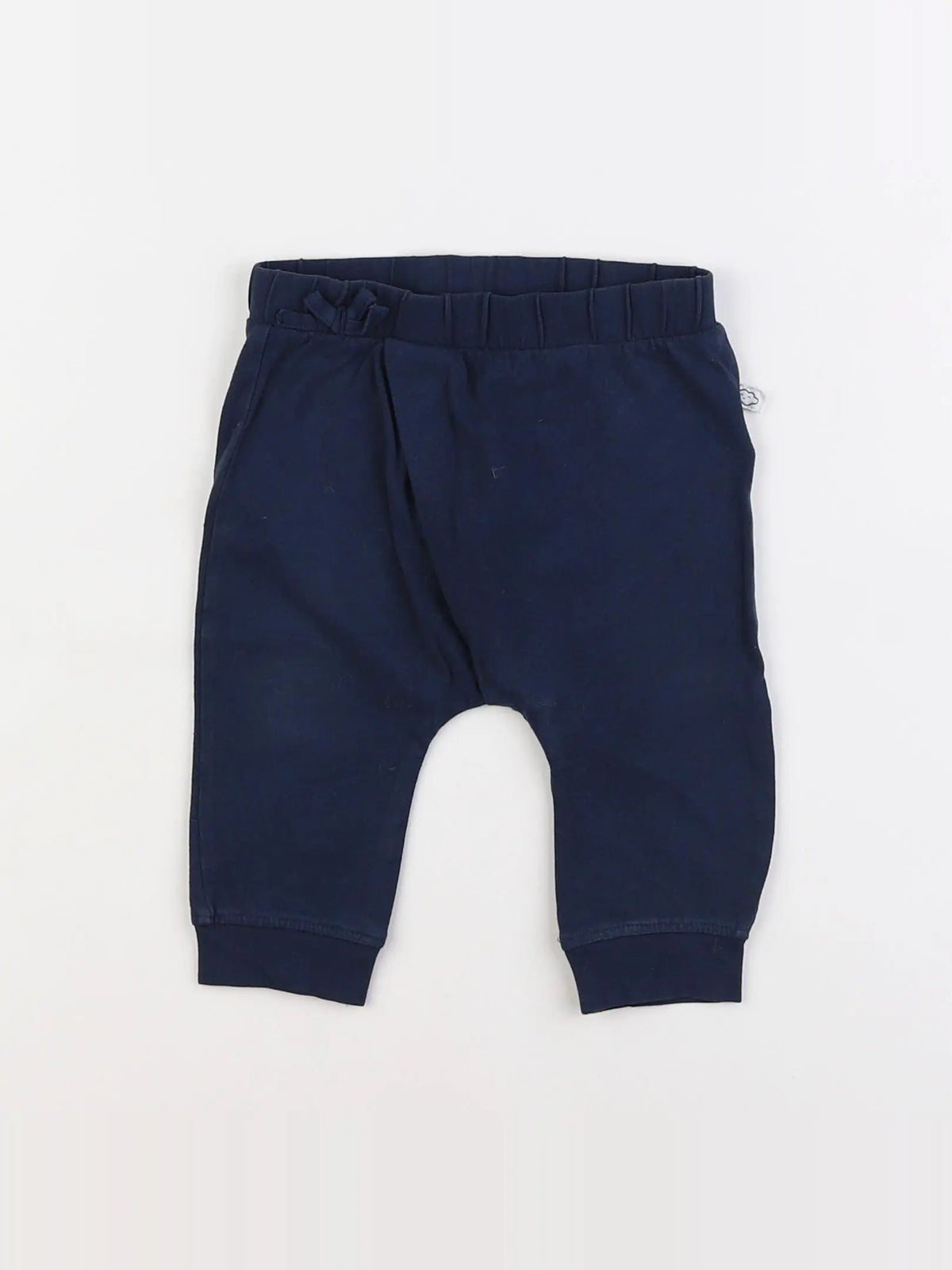 Vertbaudet - sarouel bleu - 6 mois