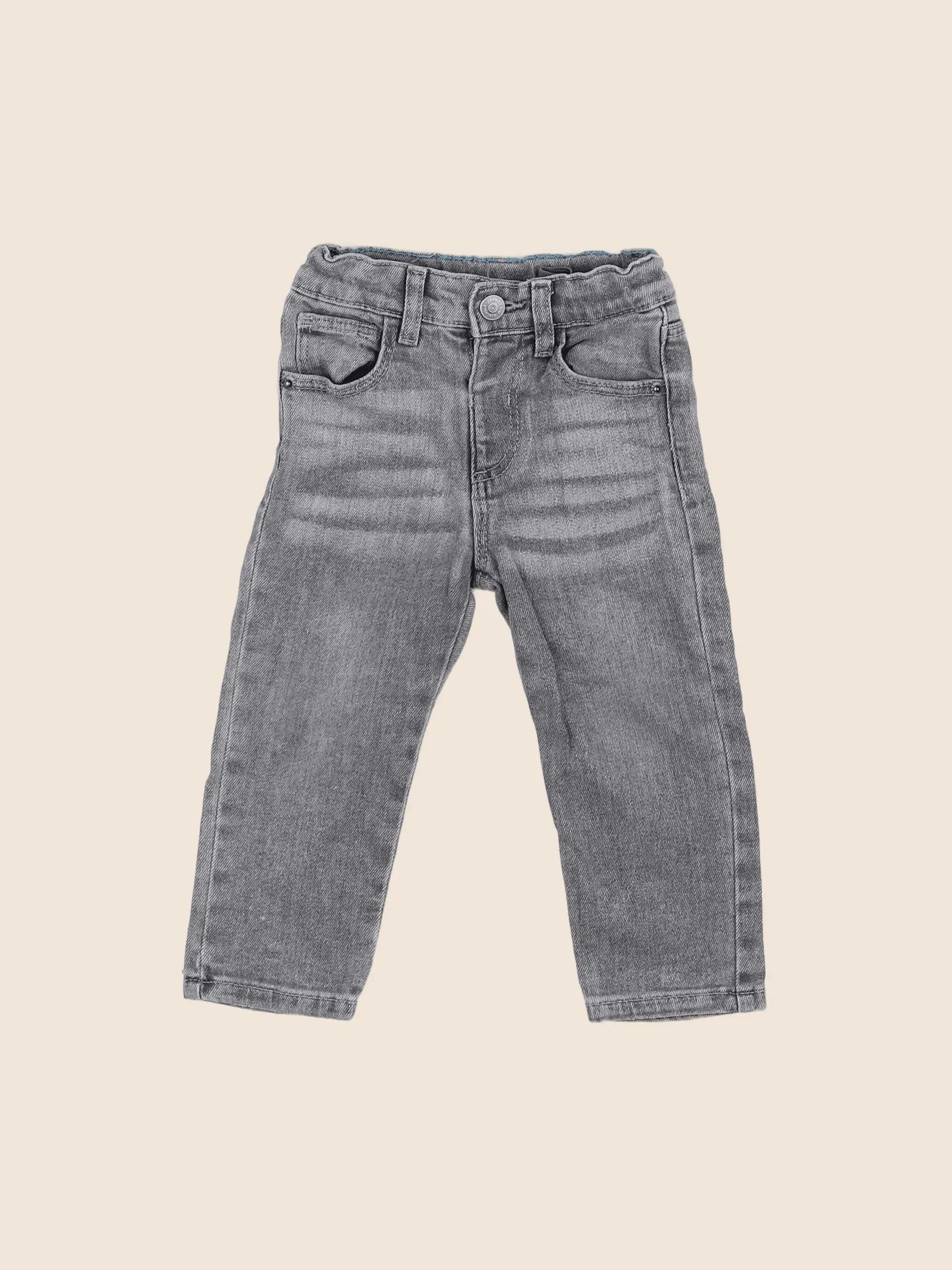 Zara - jean gris - 12/18 mois