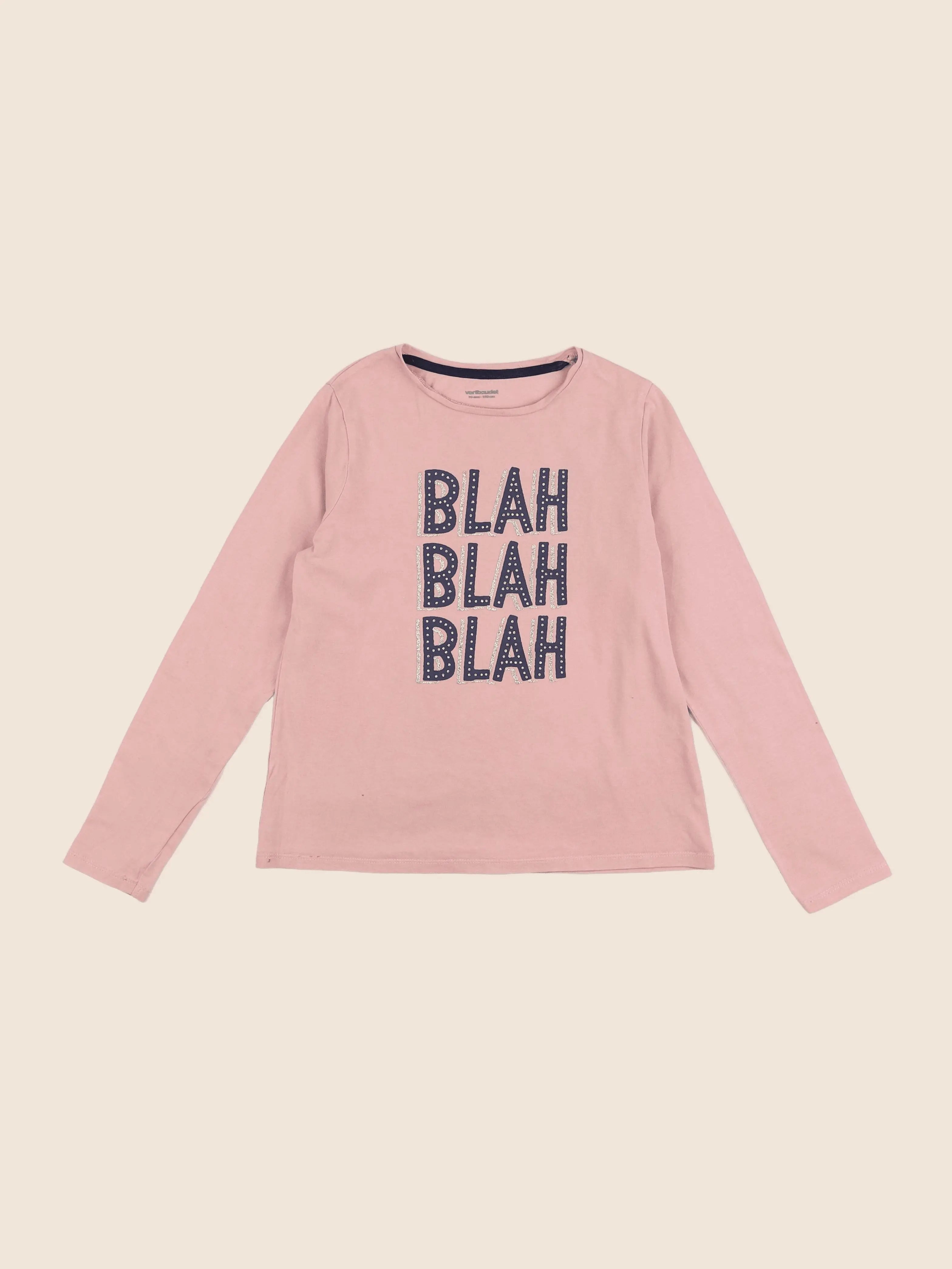 Vertbaudet - tee-shirt rose - 10 ans