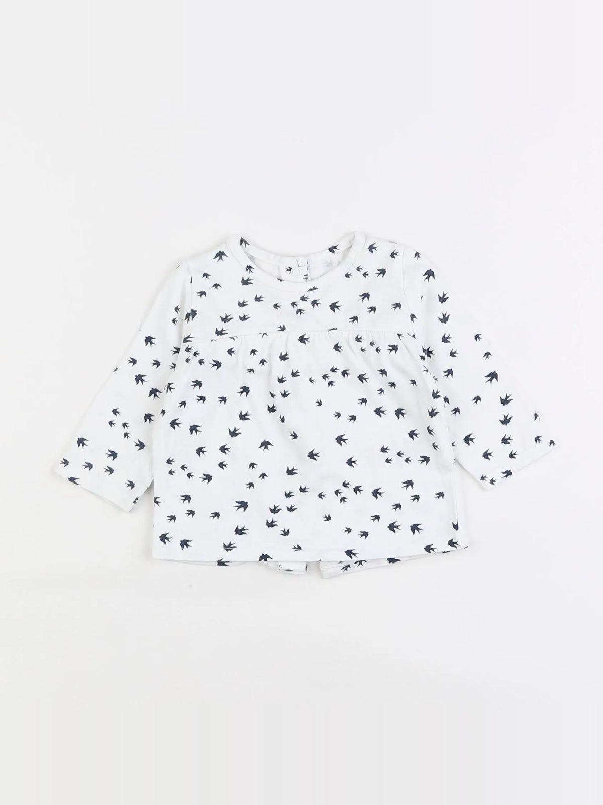 Vertbaudet - tee-shirt blanc - 3 mois
