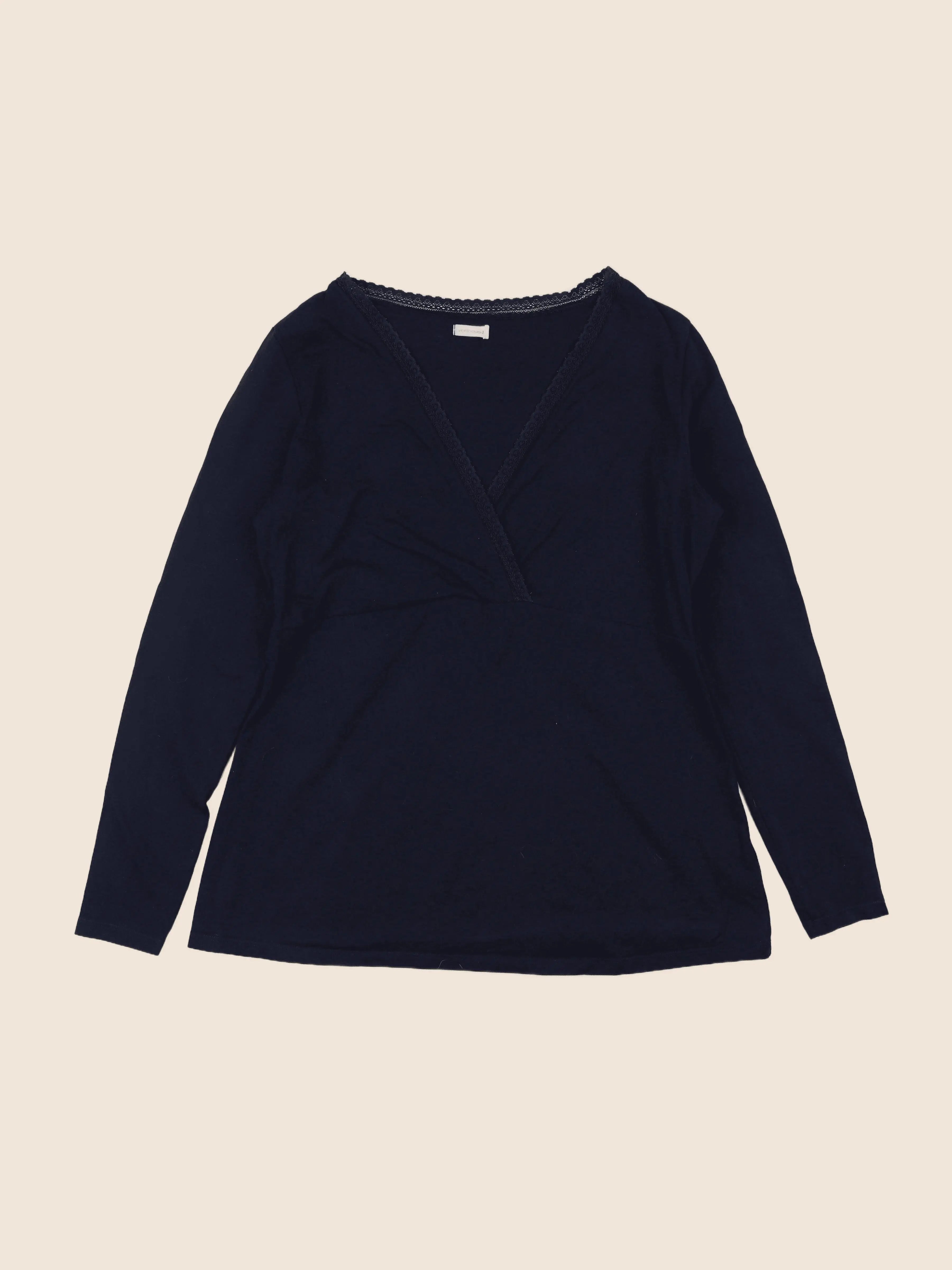 Vertbaudet - tee-shirt allaitement bleu - 42 à 44
