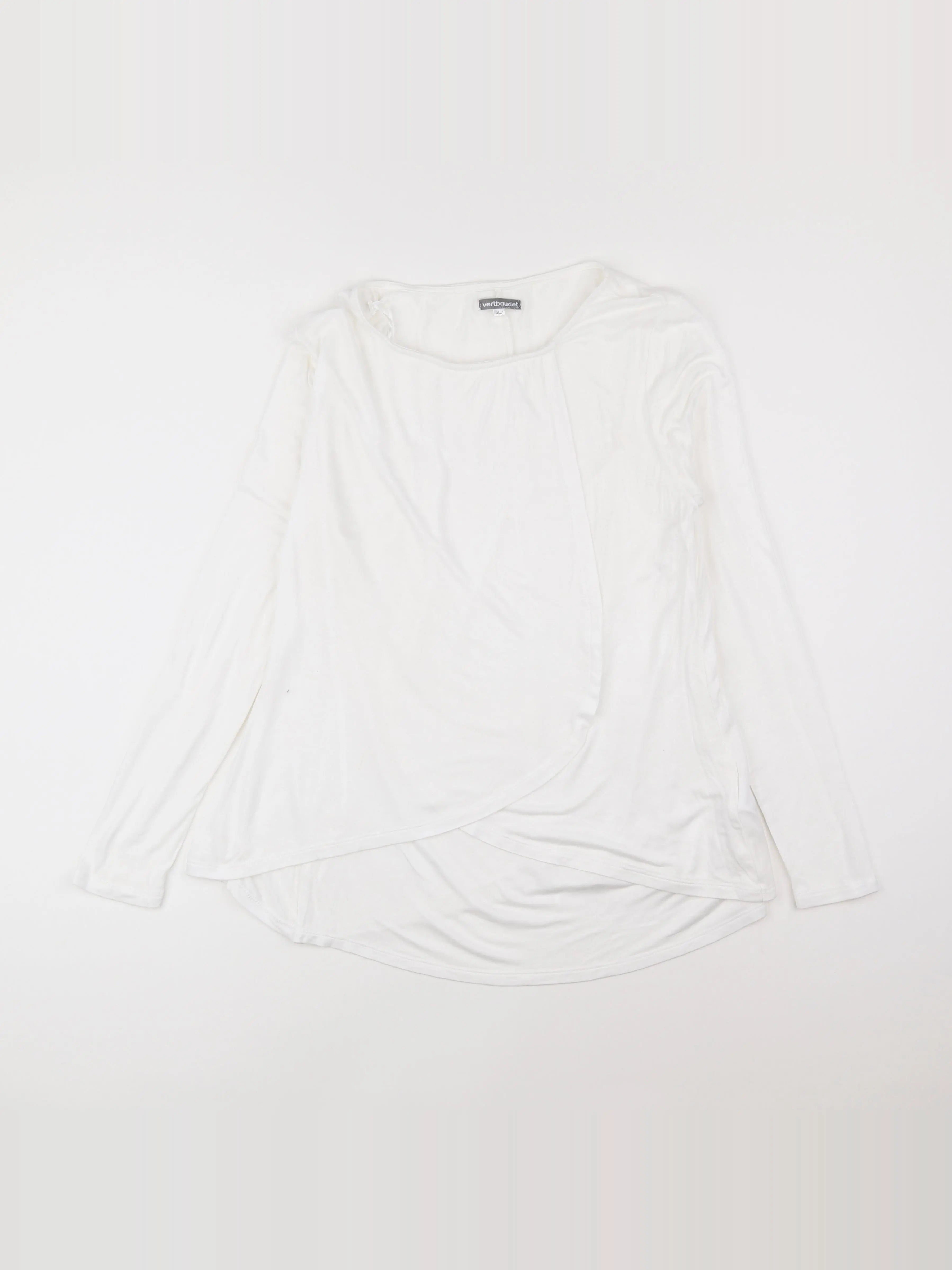 Vertbaudet - tee-shirt grossesse blanc - 38 à 40