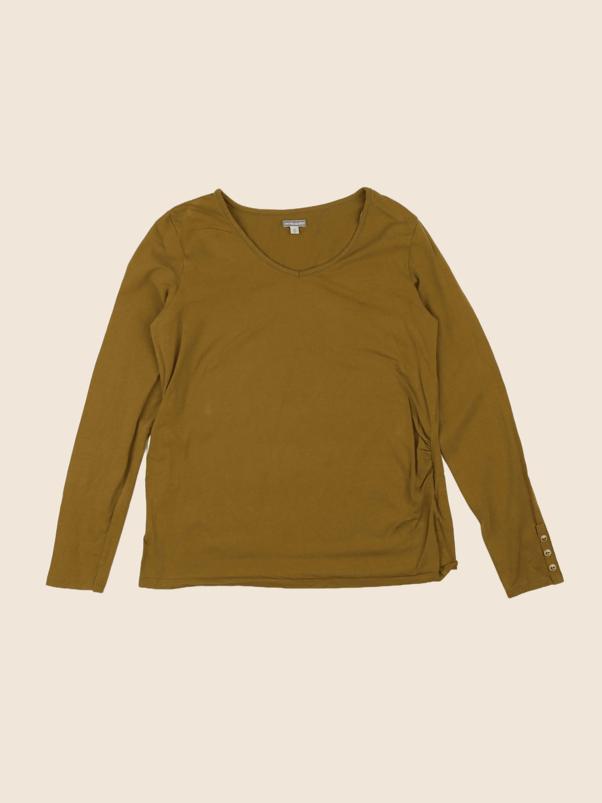 Vertbaudet - tee-shirt grossesse marron - 42 à 44