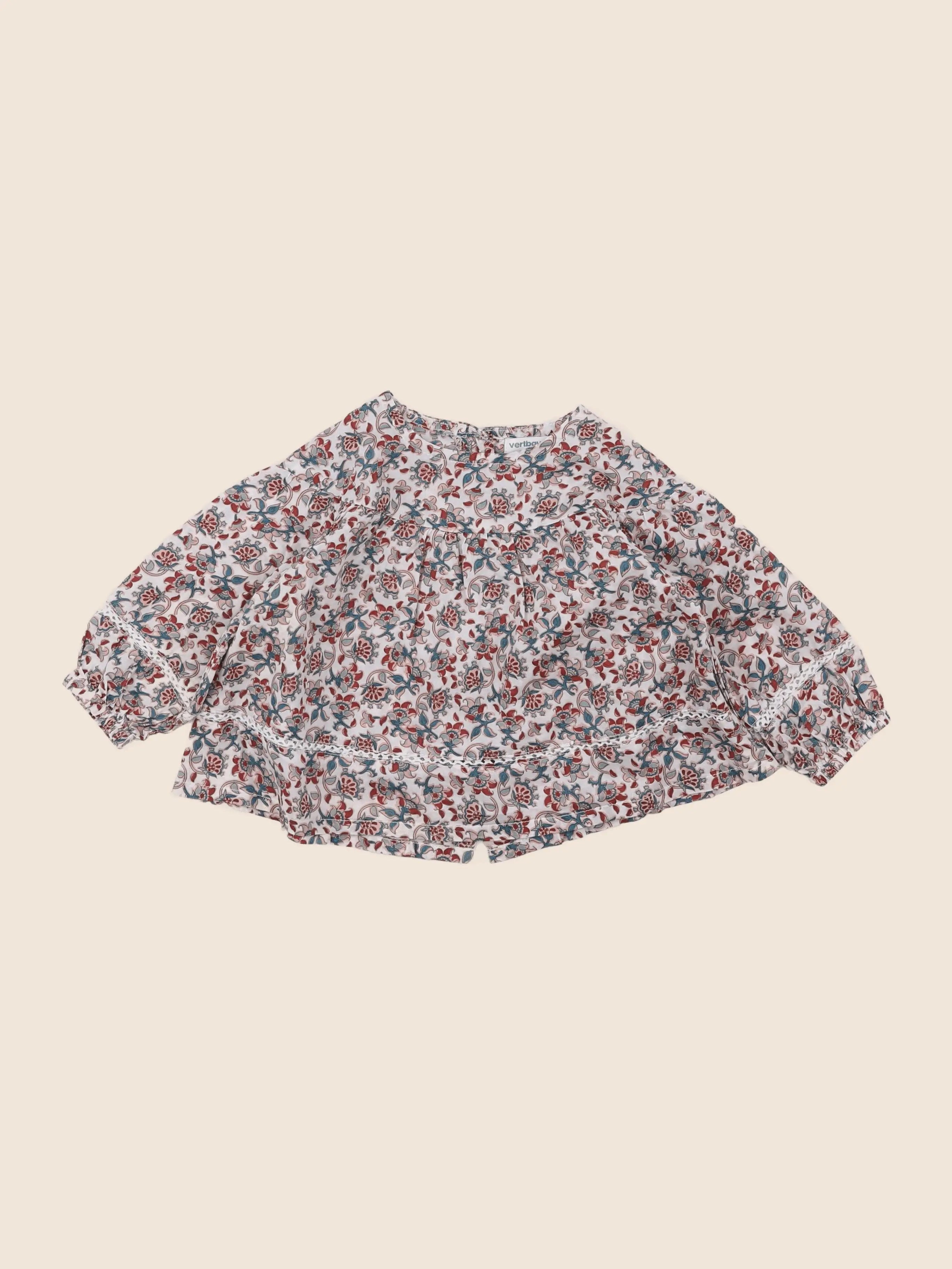 Vertbaudet - blouse multicolore - 18 mois