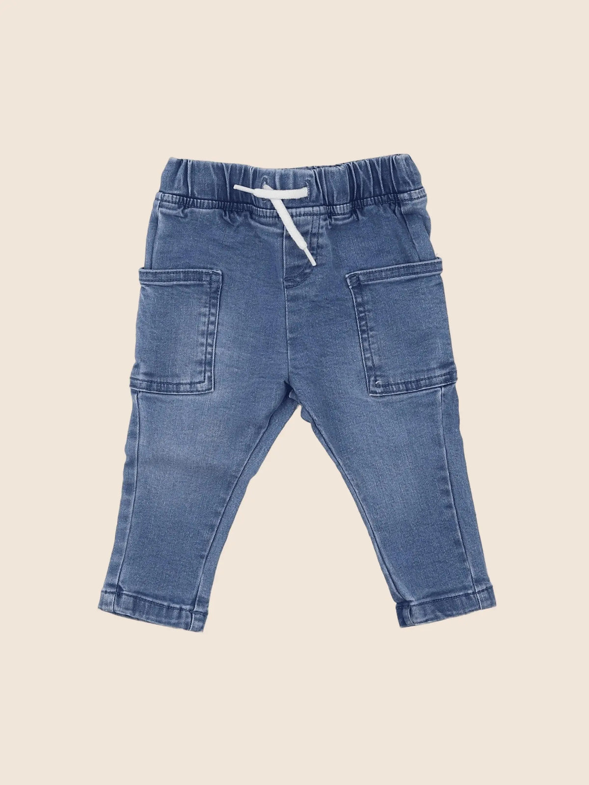 Vertbaudet - jean bleu - 6 mois