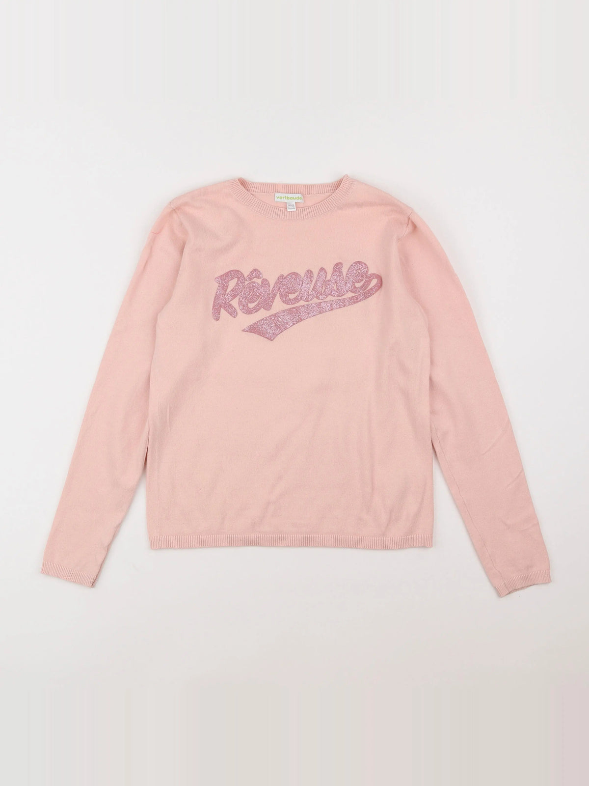 Vertbaudet - pull rose - 10 ans