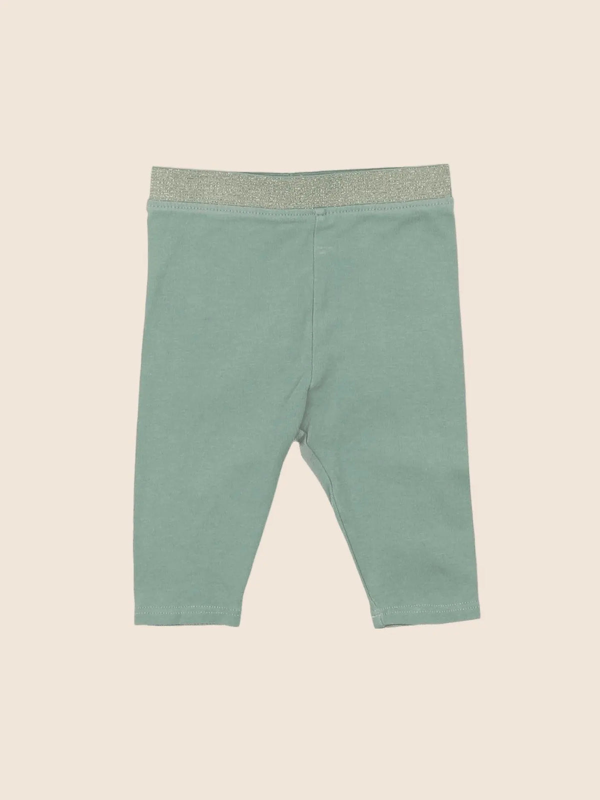 Vertbaudet - legging or, vert - 3 mois