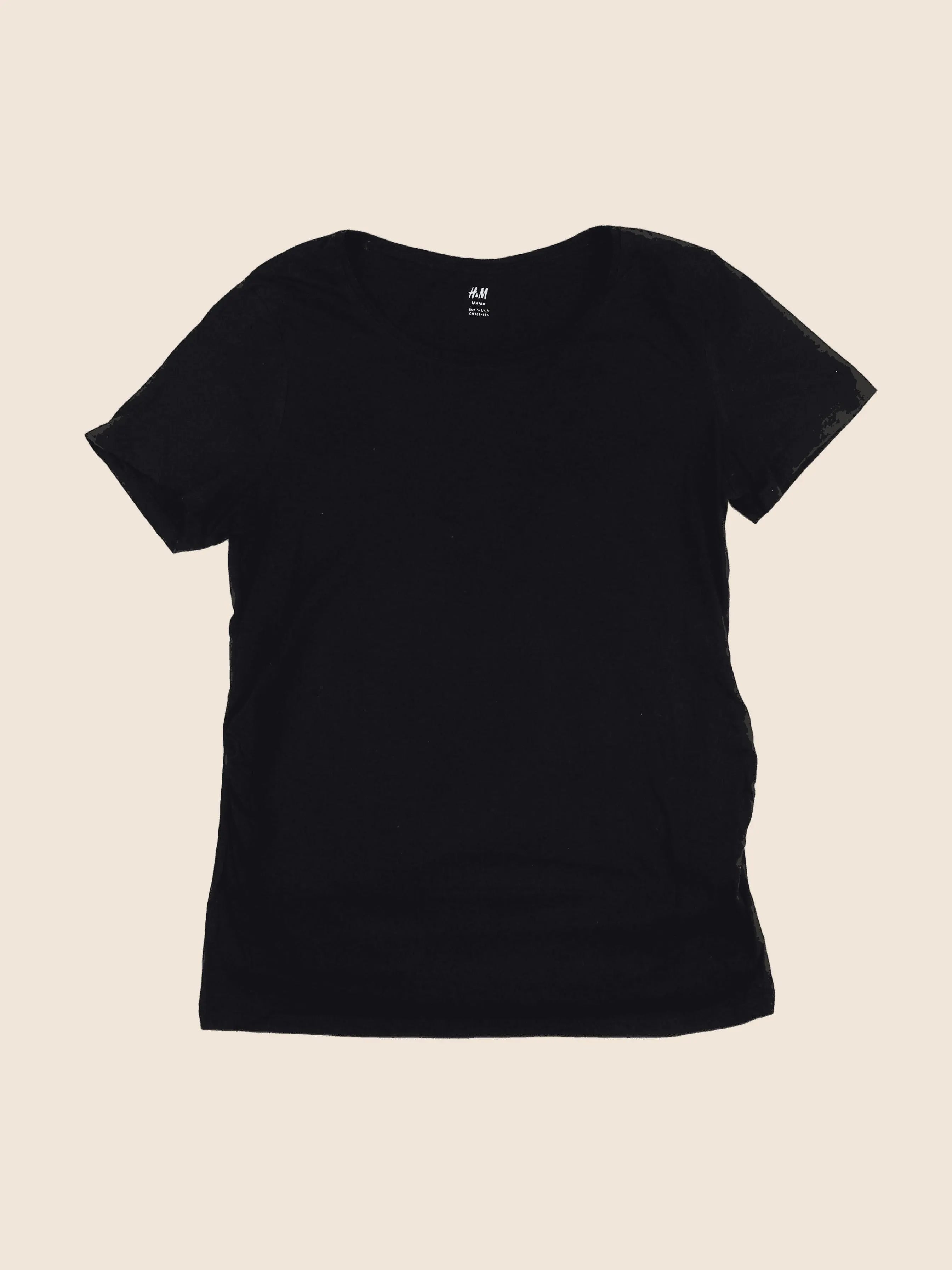 H&M - tee-shirt grossesse noir - 36 à 38