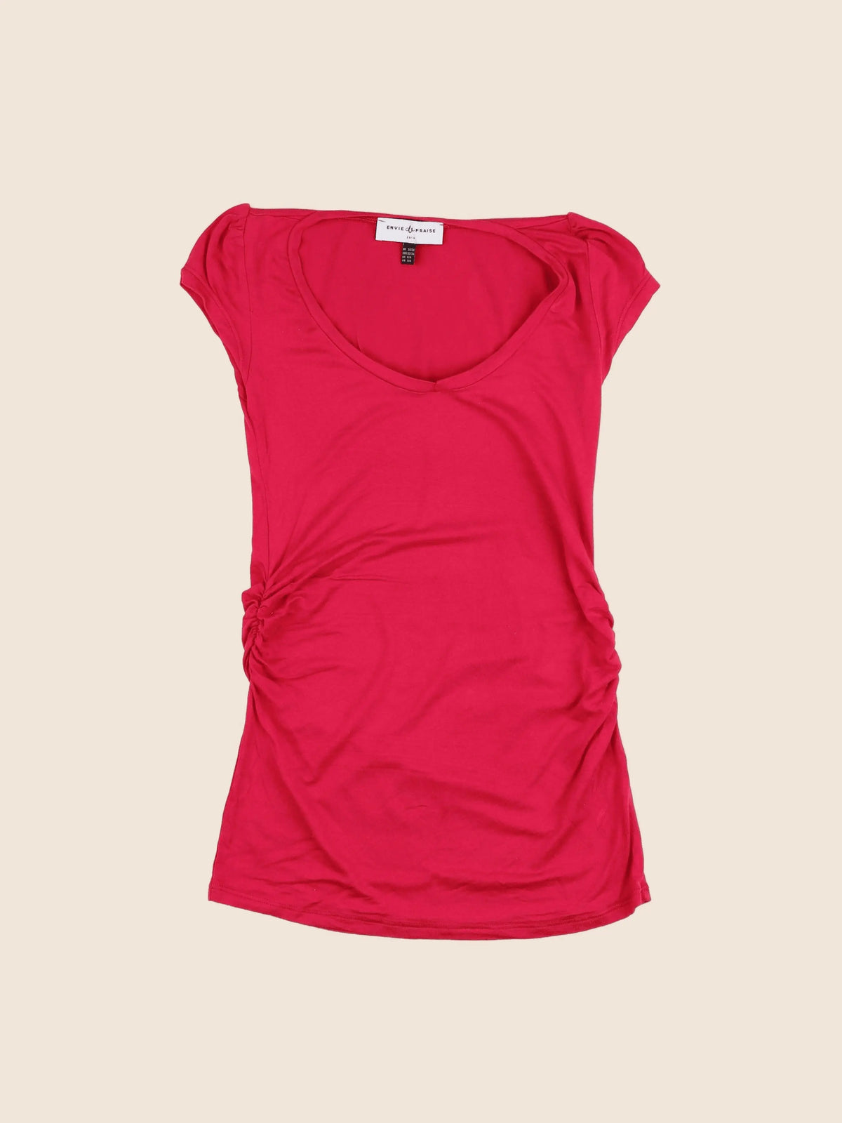 Envie de fraise - tee-shirt grossesse rouge - 34 à 36