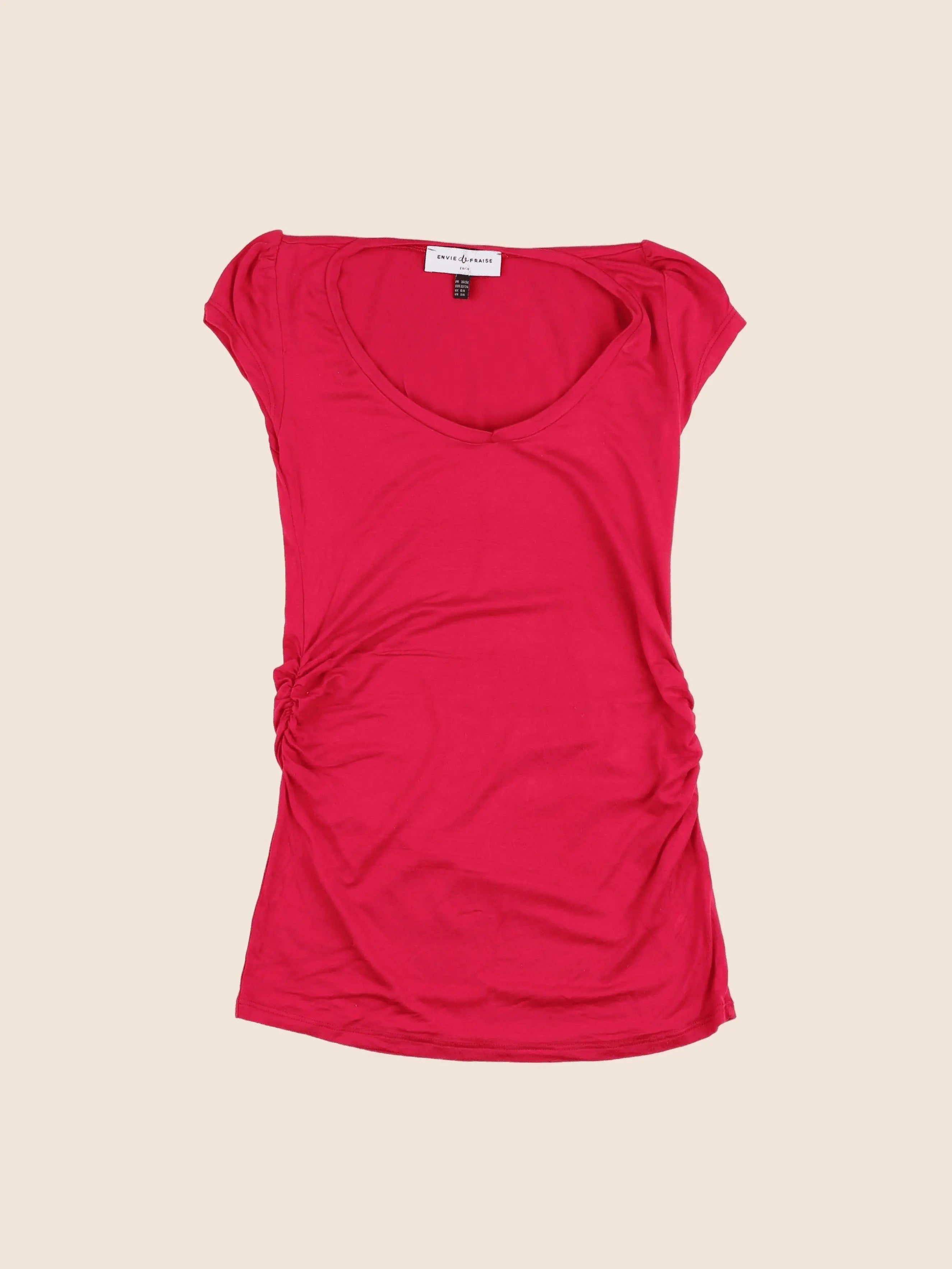 Envie de fraise - tee-shirt grossesse rouge - 34 à 36