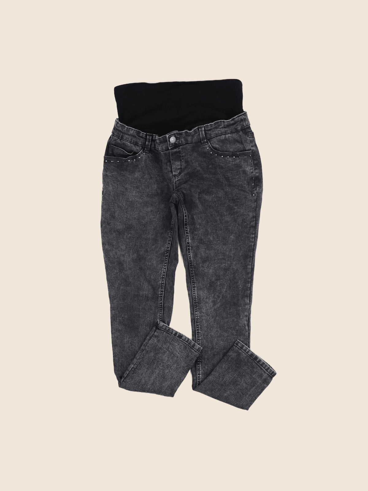 Kiabi - jean grossesse noir - 36