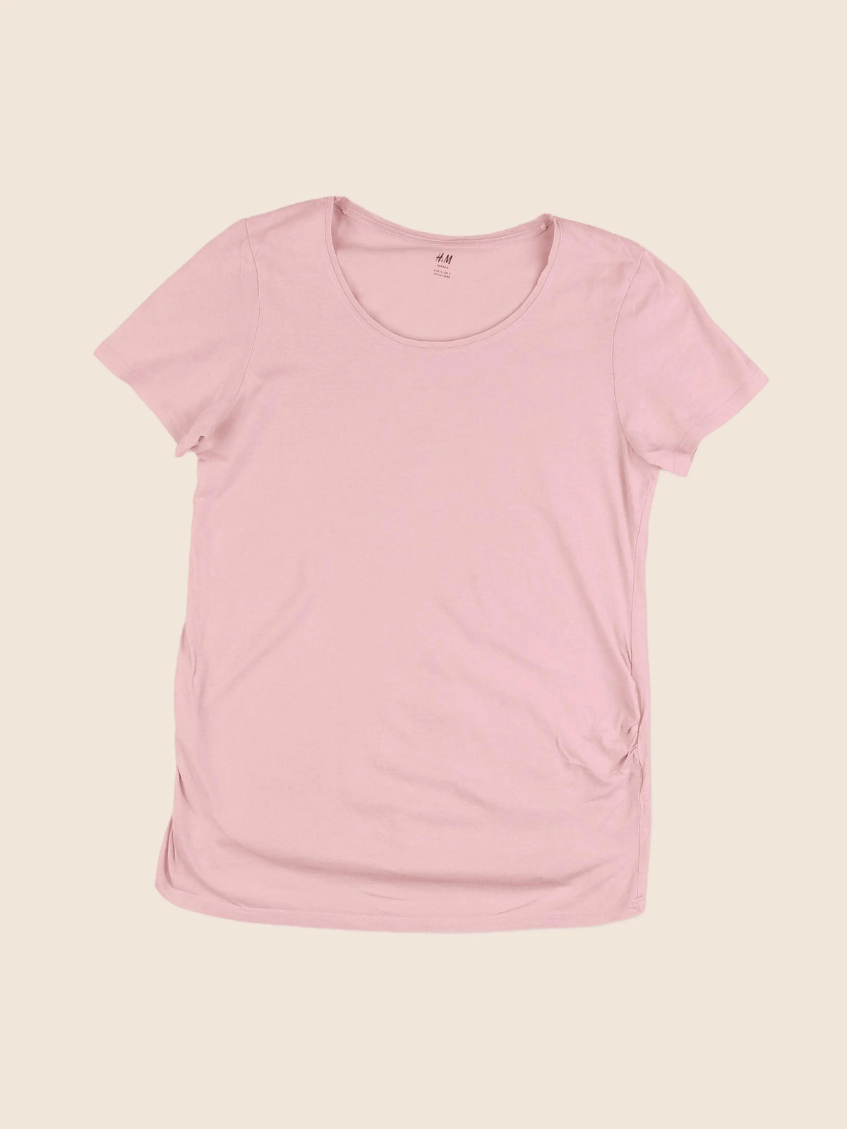 H&M - tee-shirt grossesse rose - 36 à 38