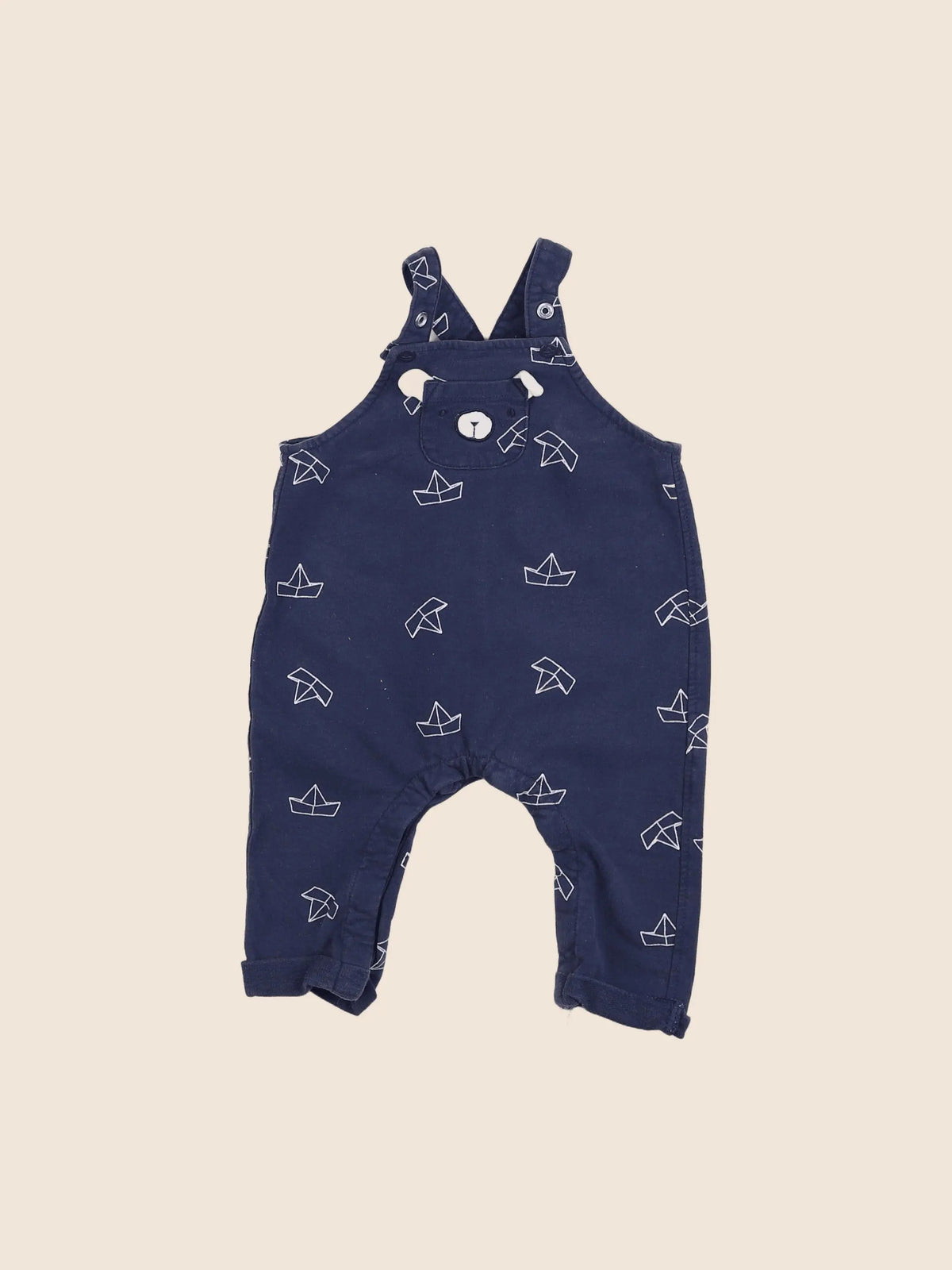 Vertbaudet - combinaison bleu - 6 mois