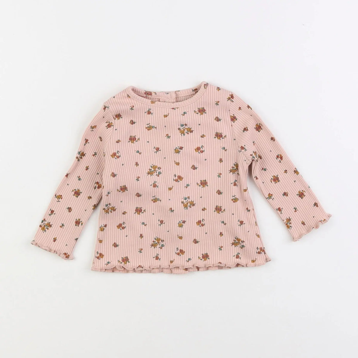 Vertbaudet - tee-shirt rose - 6 mois