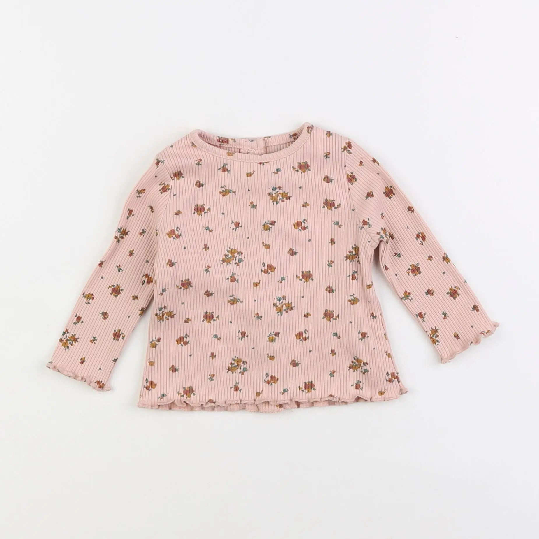 Vertbaudet - tee-shirt rose - 6 mois