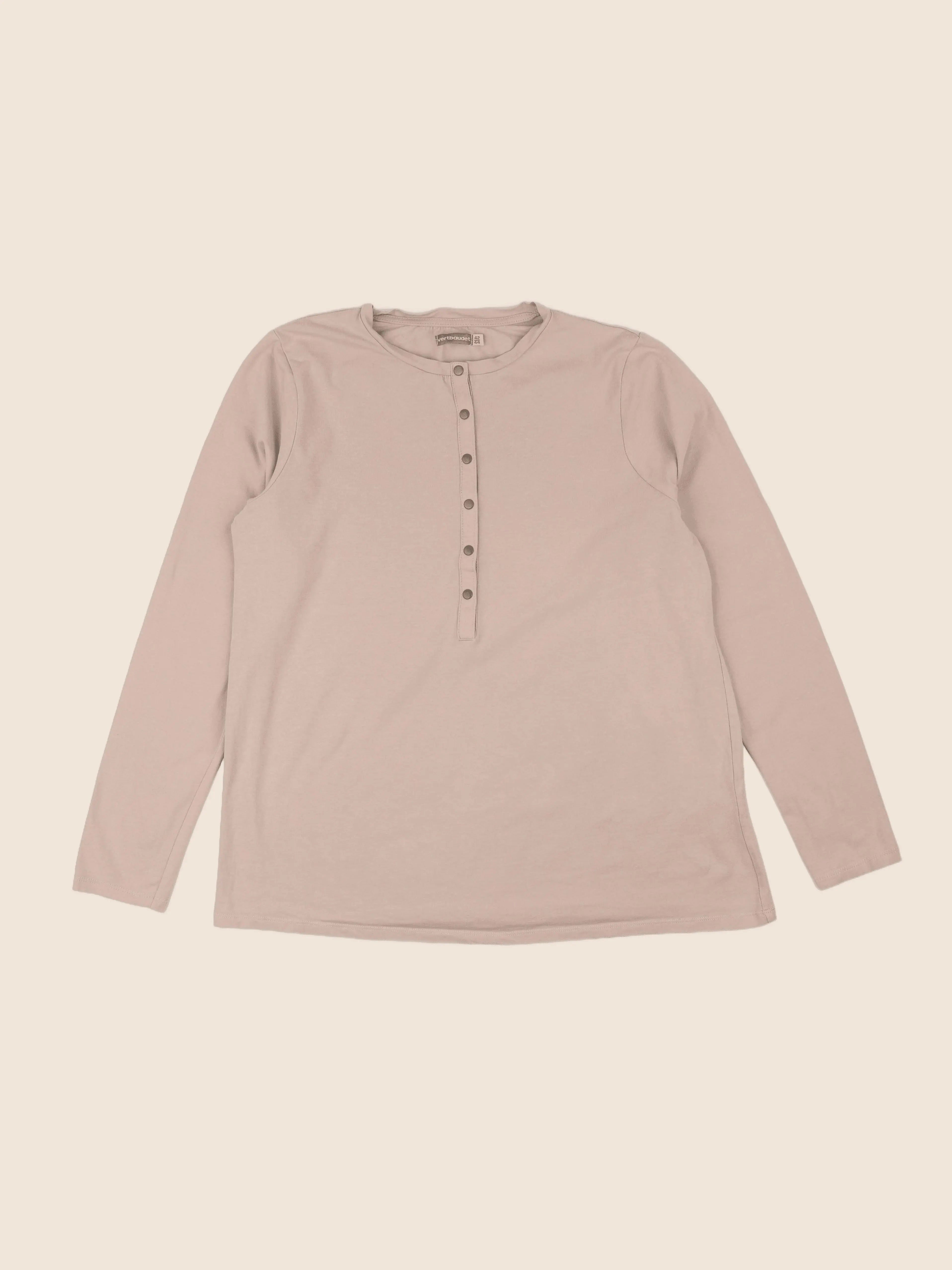 Vertbaudet - tee-shirt grossesse beige - 42 à 44