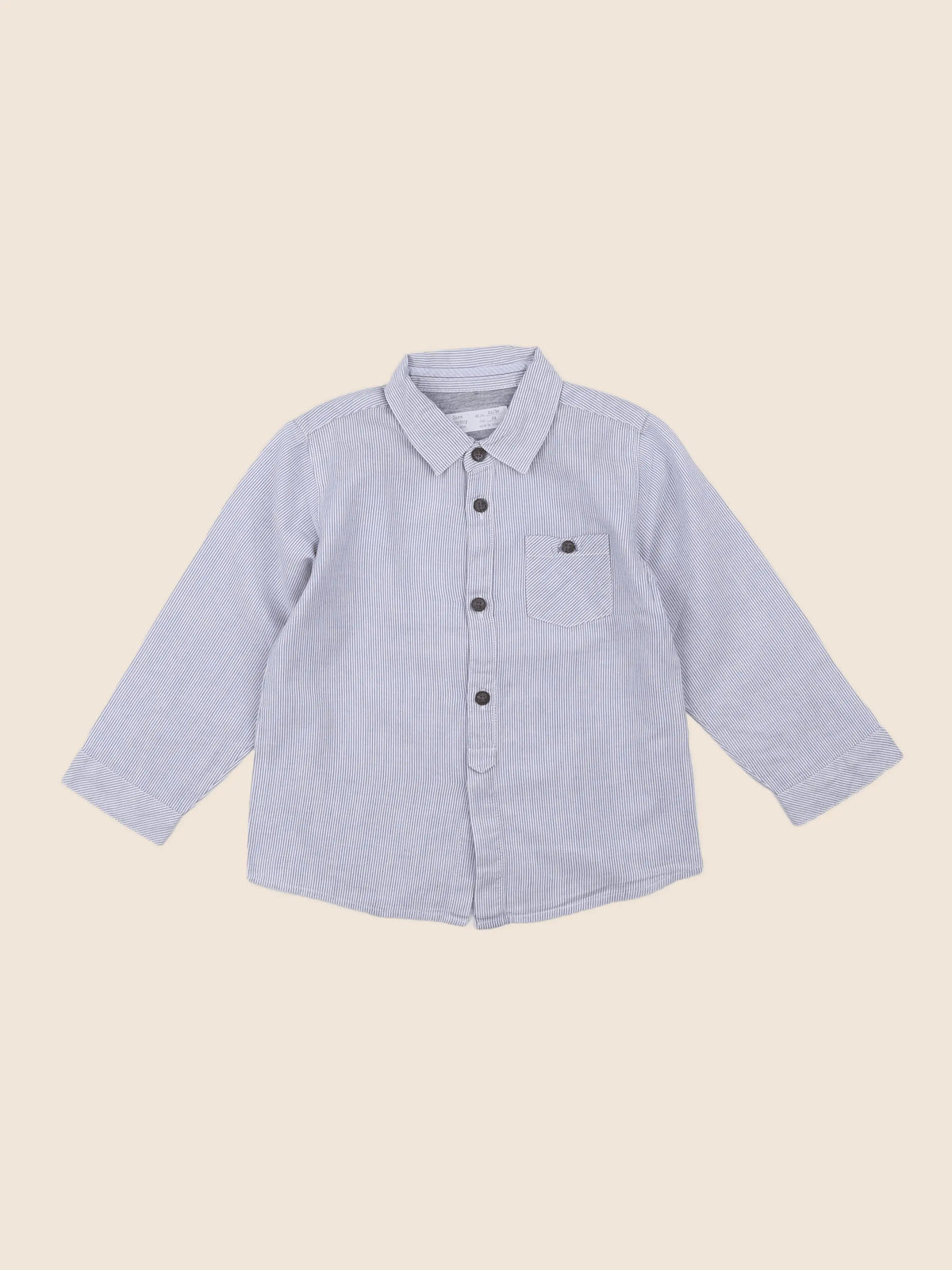 Zara - chemise bleu - 2/3 ans