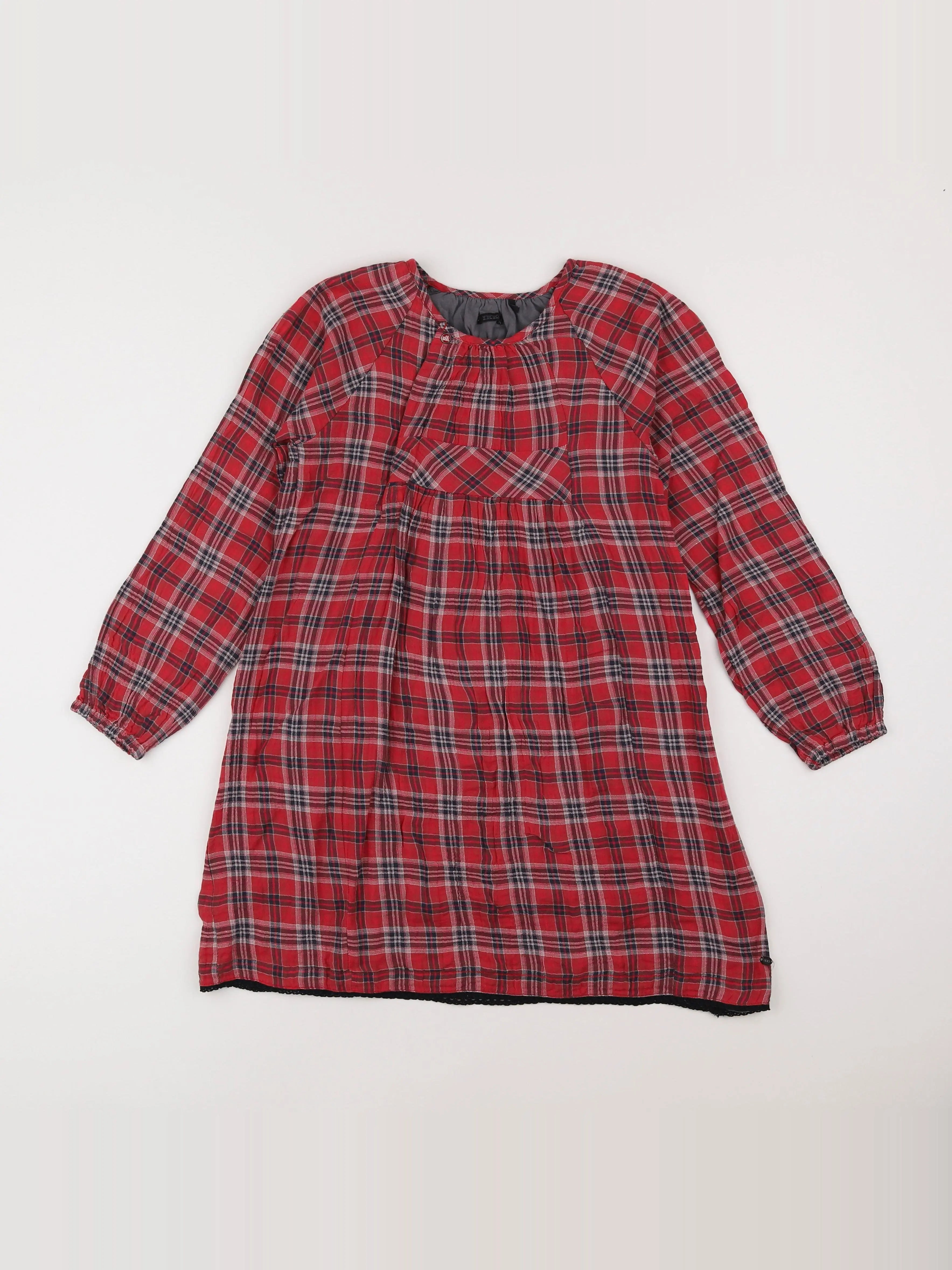 IKKS - robe rouge - 10 ans