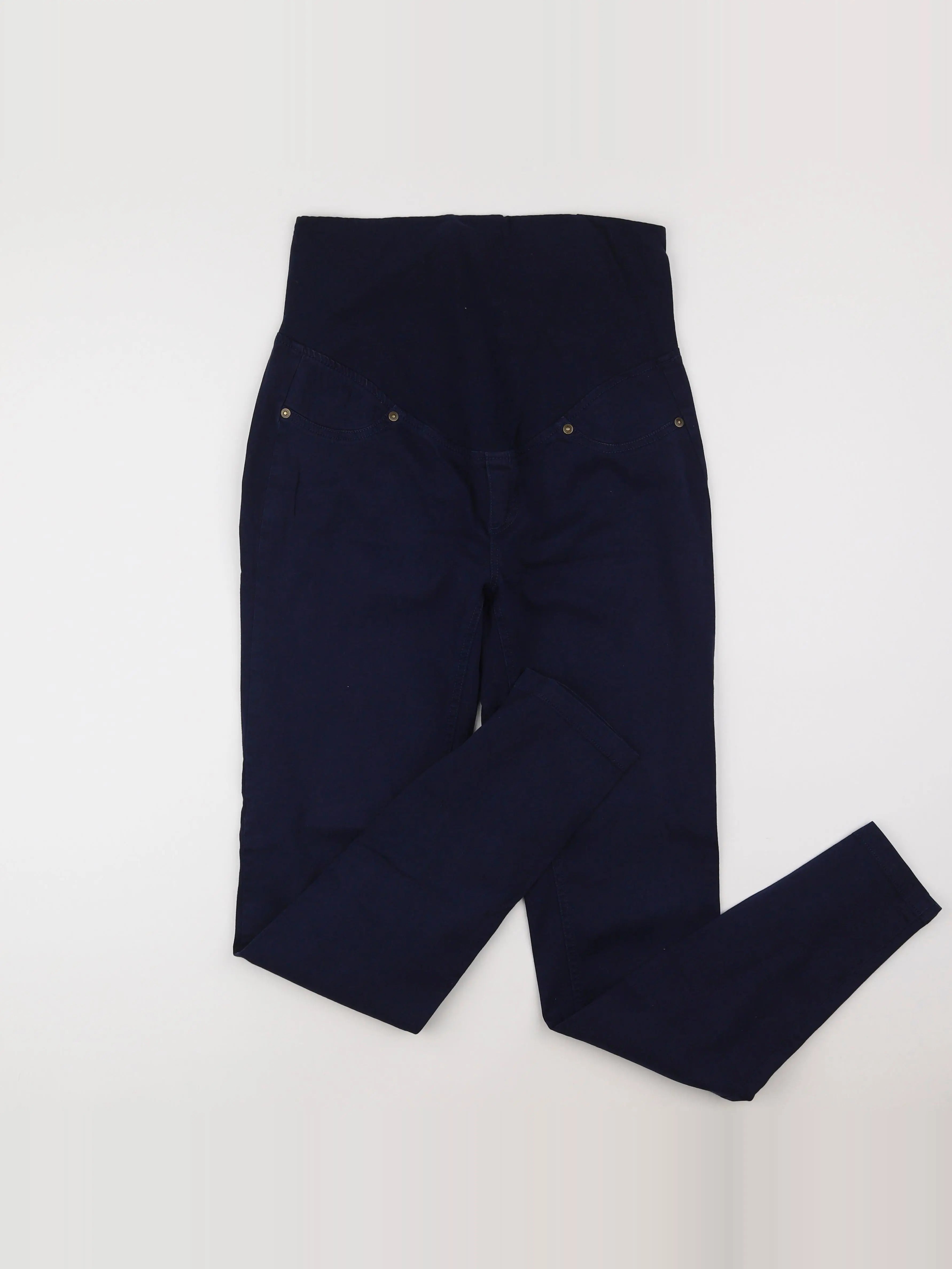 Vertbaudet - pantalon grossesse bleu - 40