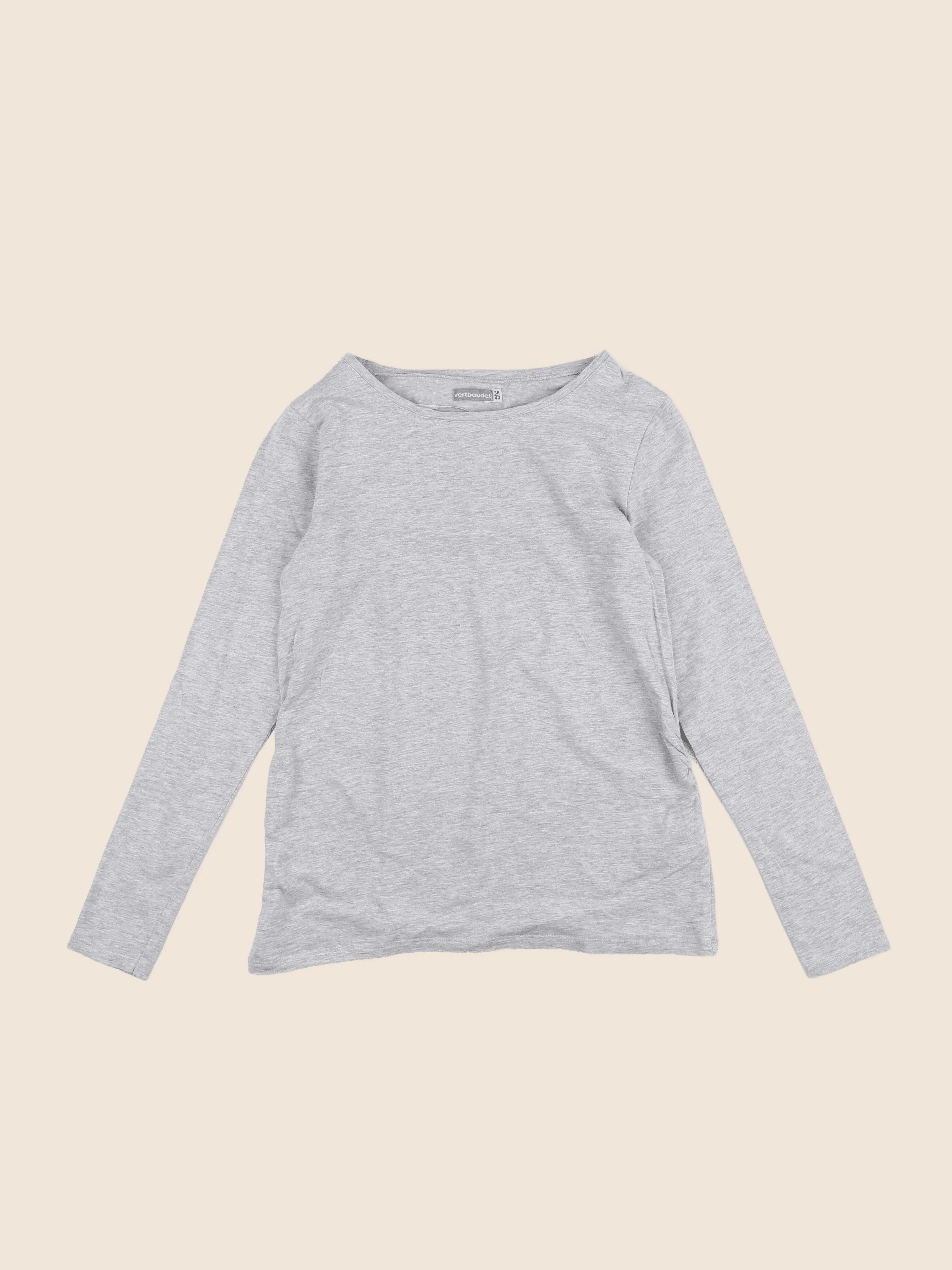 Vertbaudet - tee-shirt grossesse gris - 38 à 40
